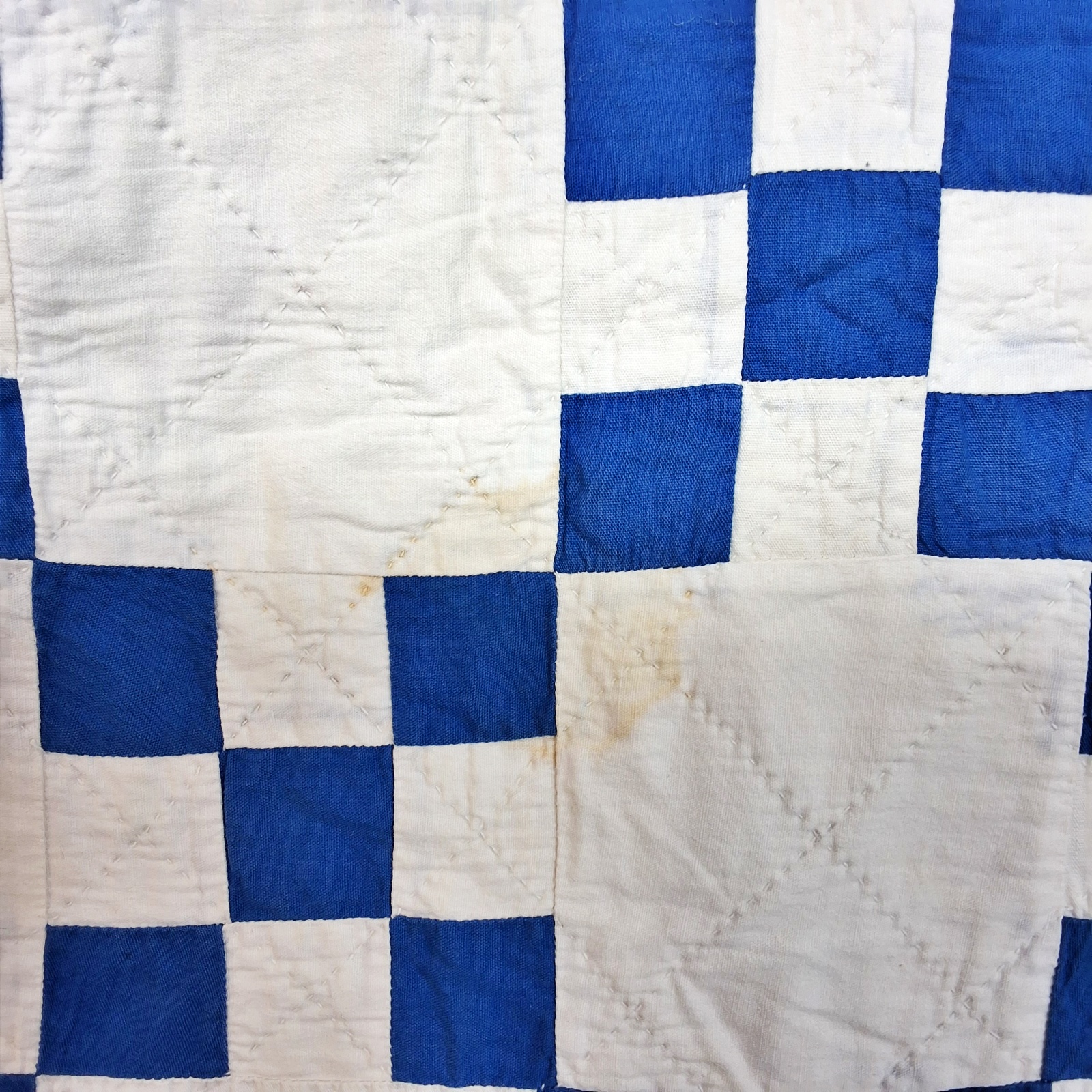 Vintage c1940 Irish Chain Quilt