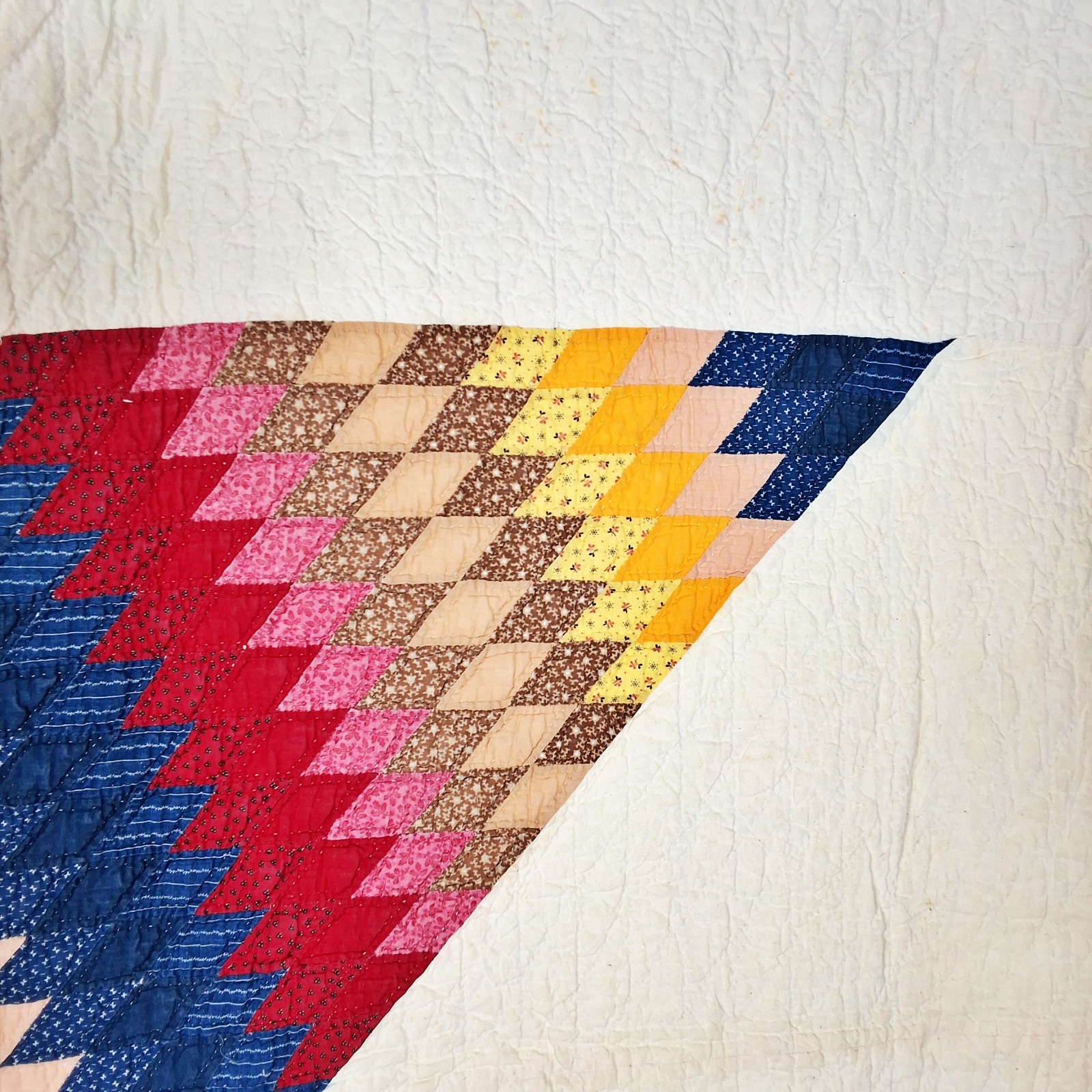 Antique c1890 Star of Bethlehem Quilt