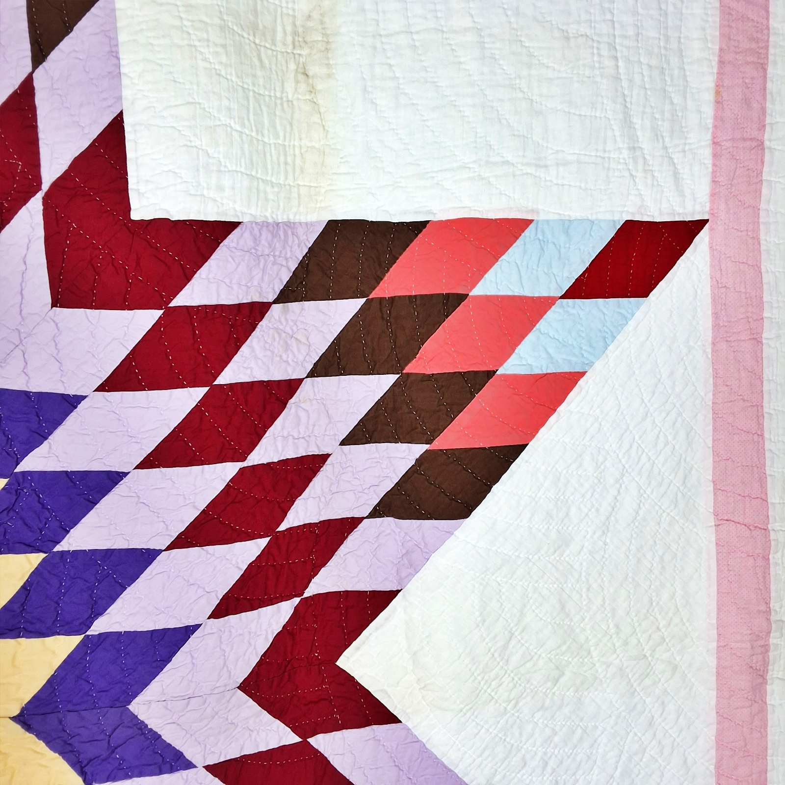 Vintage c1950 Star of Bethlehem Quilt