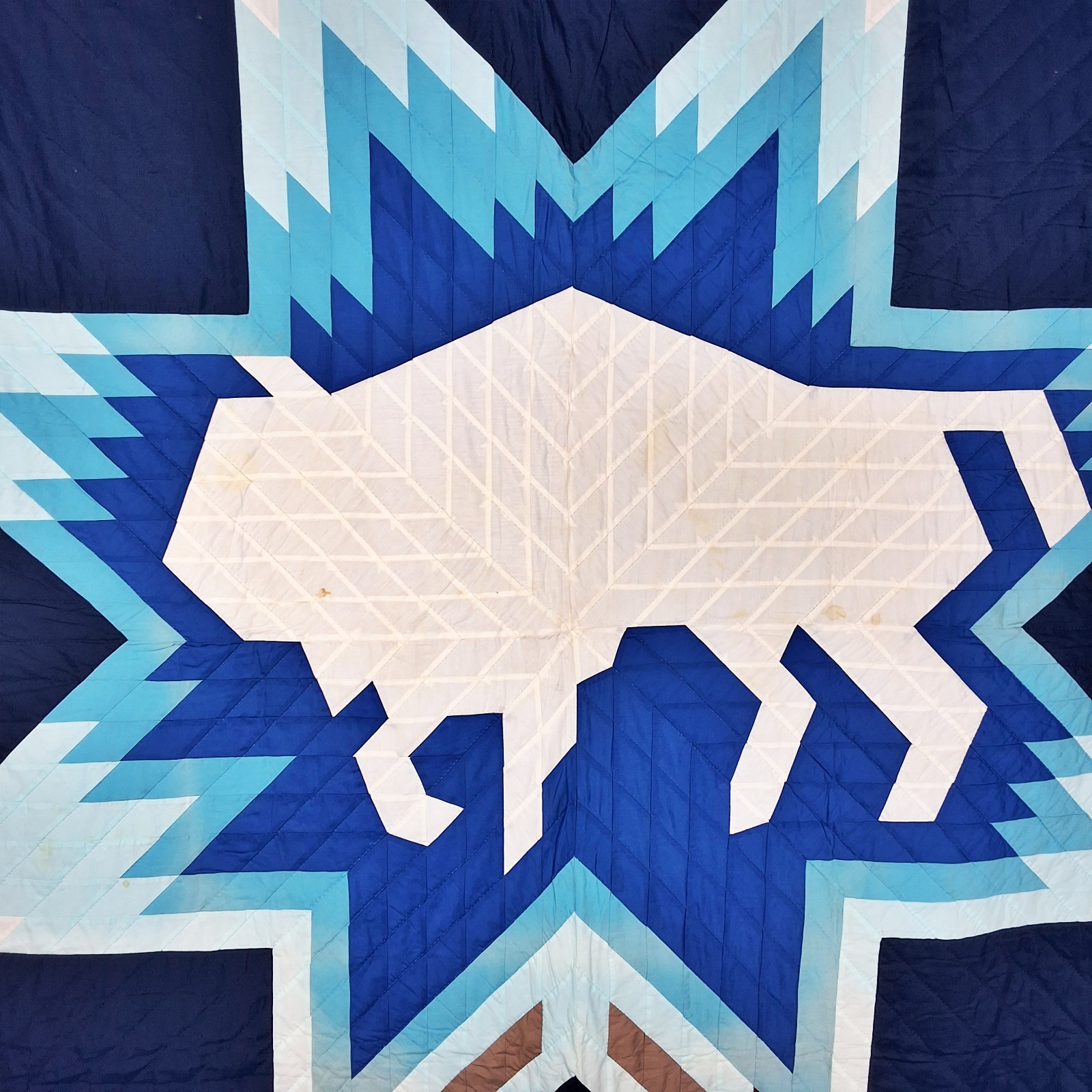 Lakota Star Quilt by Norma Blacksmith Oglala Sioux