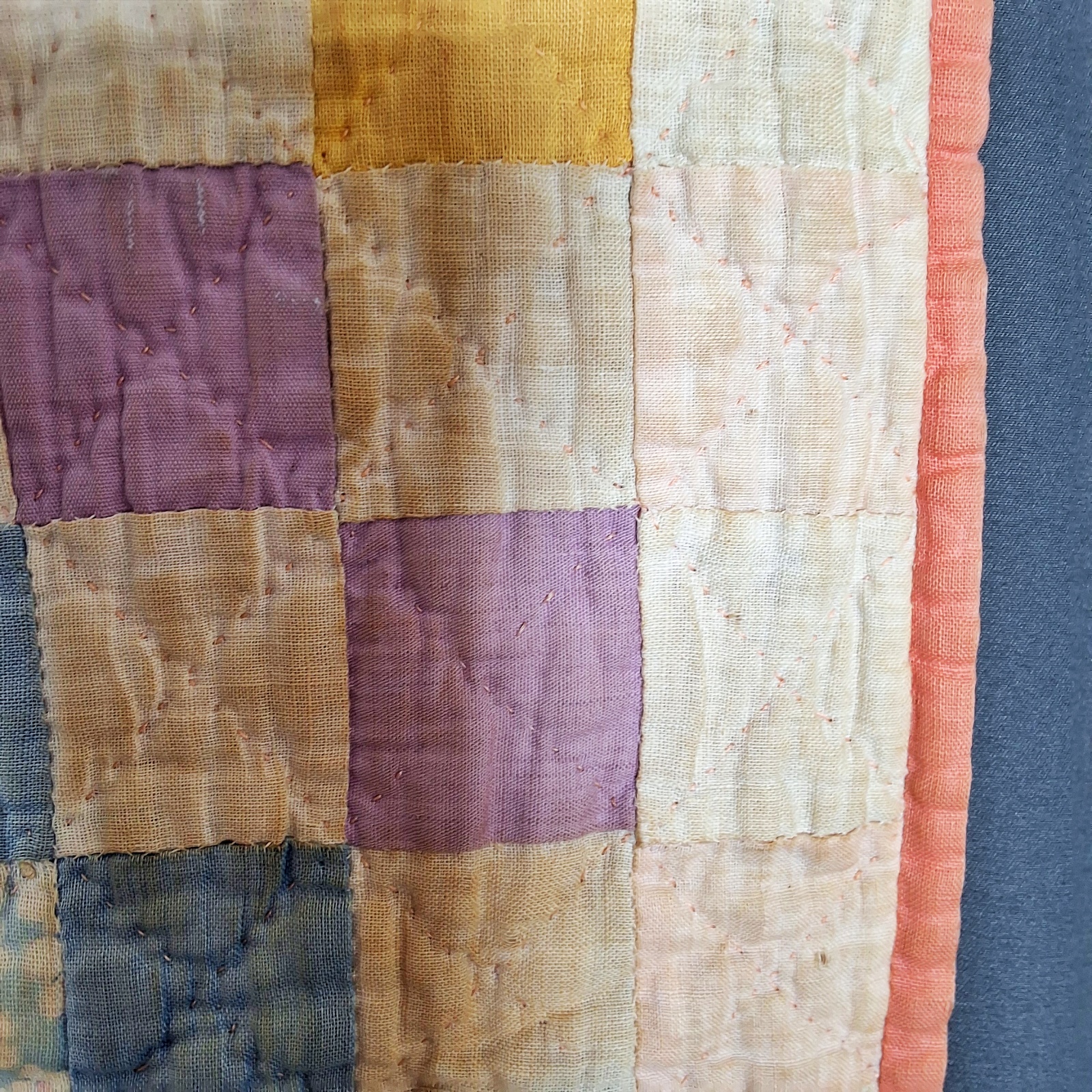 Vintage c1940 Trip Around the World Quilt