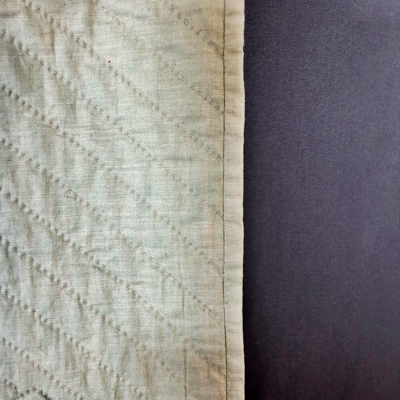 2 Vintage c1940 Quilts - Basket, Hole in Barn Door