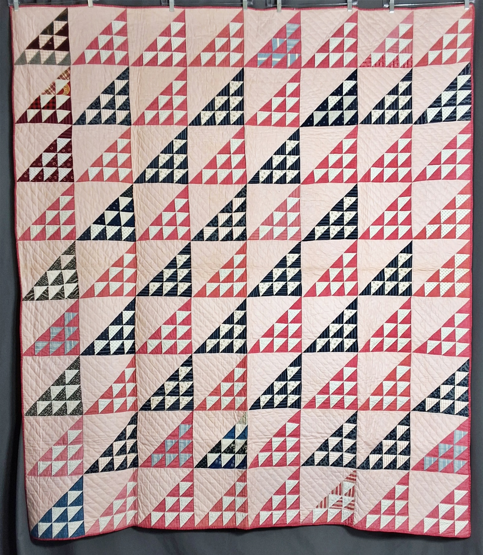 Antique c1900 Birds in the Air Quilt