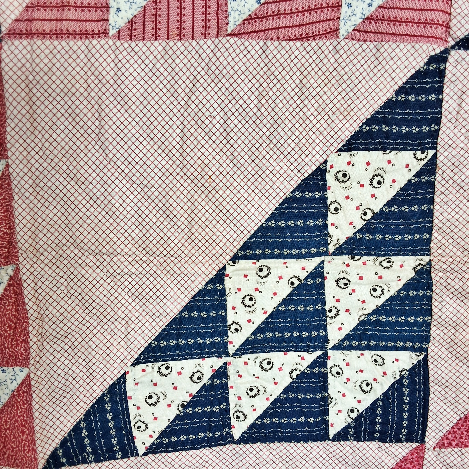 Antique c1900 Birds in the Air Quilt