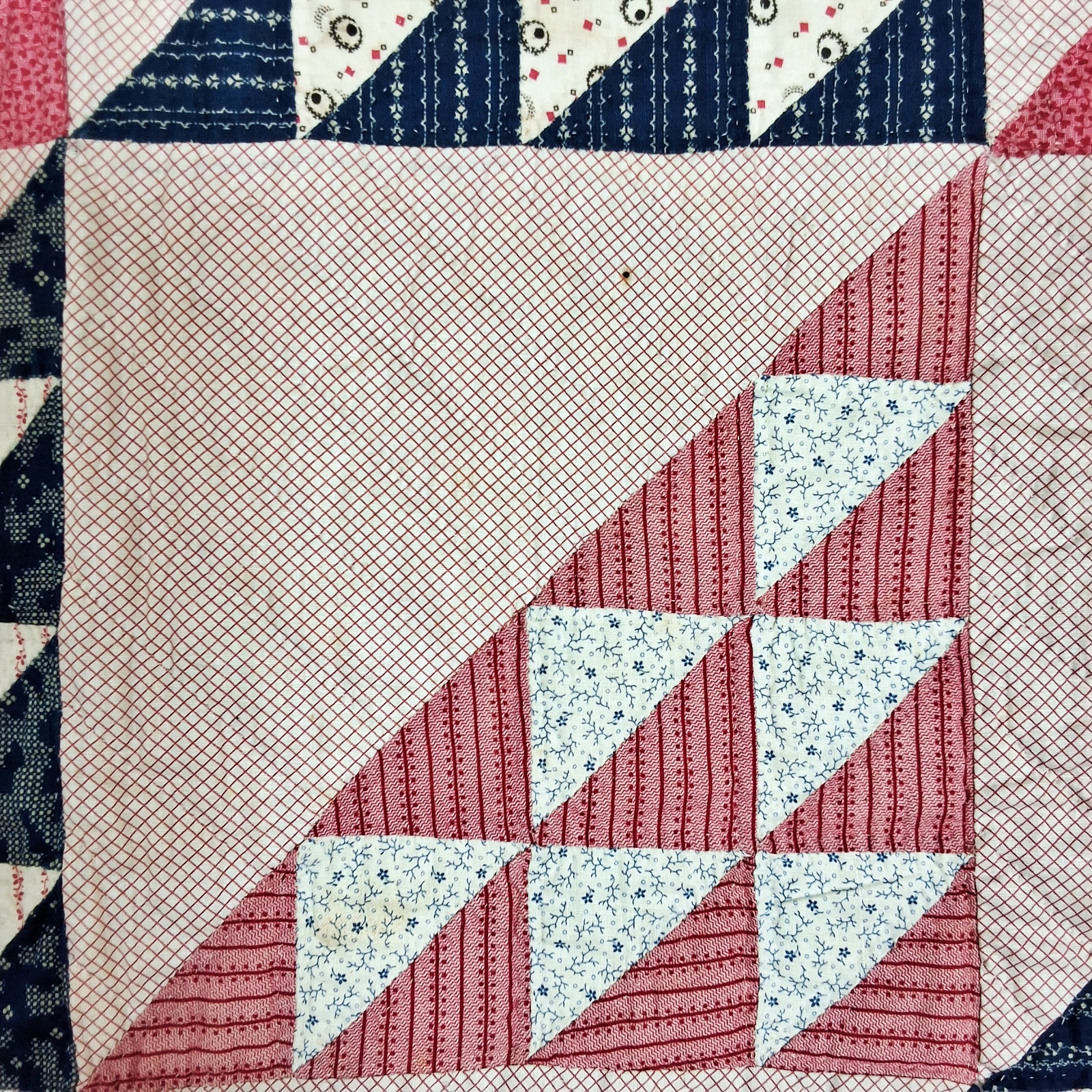 Antique c1900 Birds in the Air Quilt