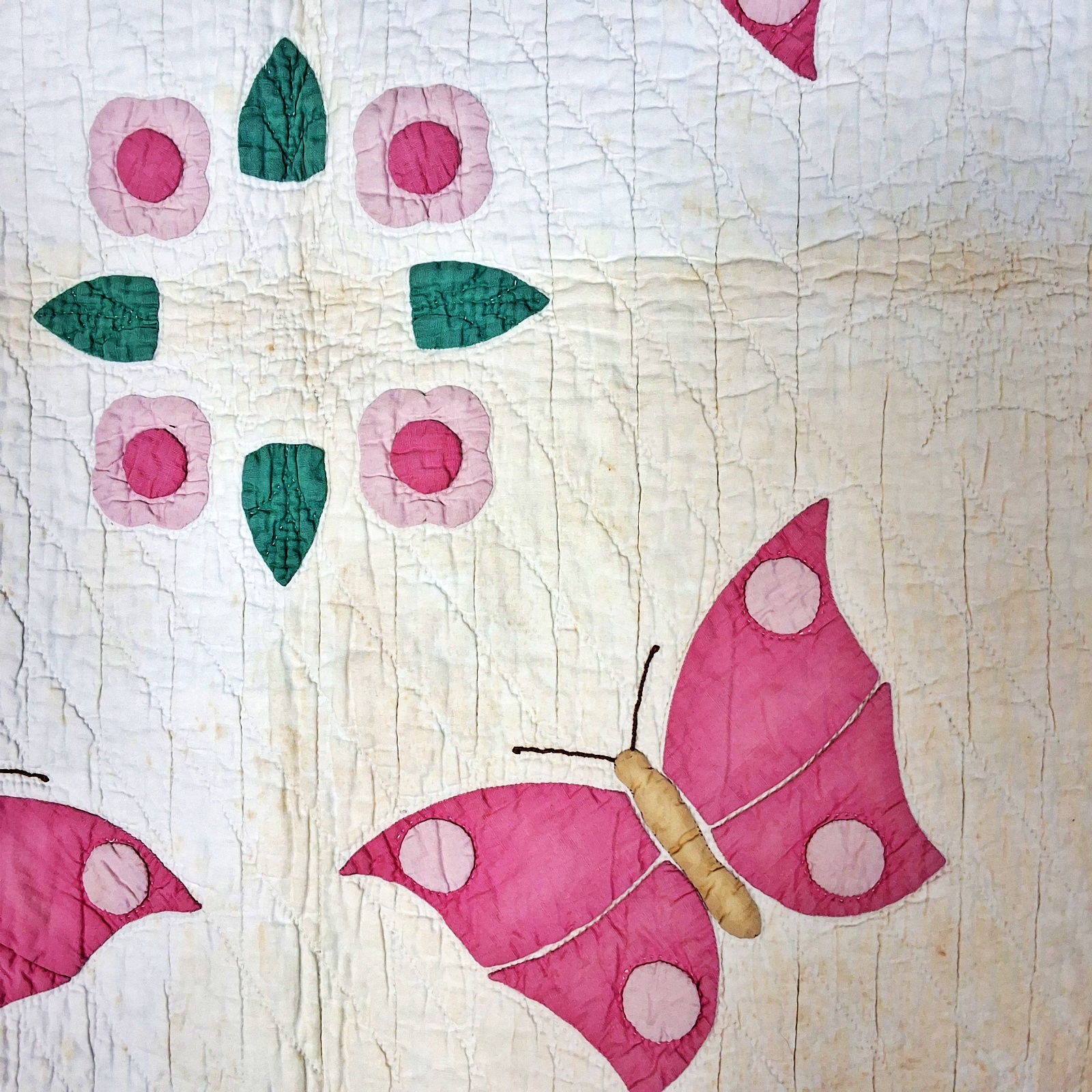 2 Vintage c1950 Child Quilts
