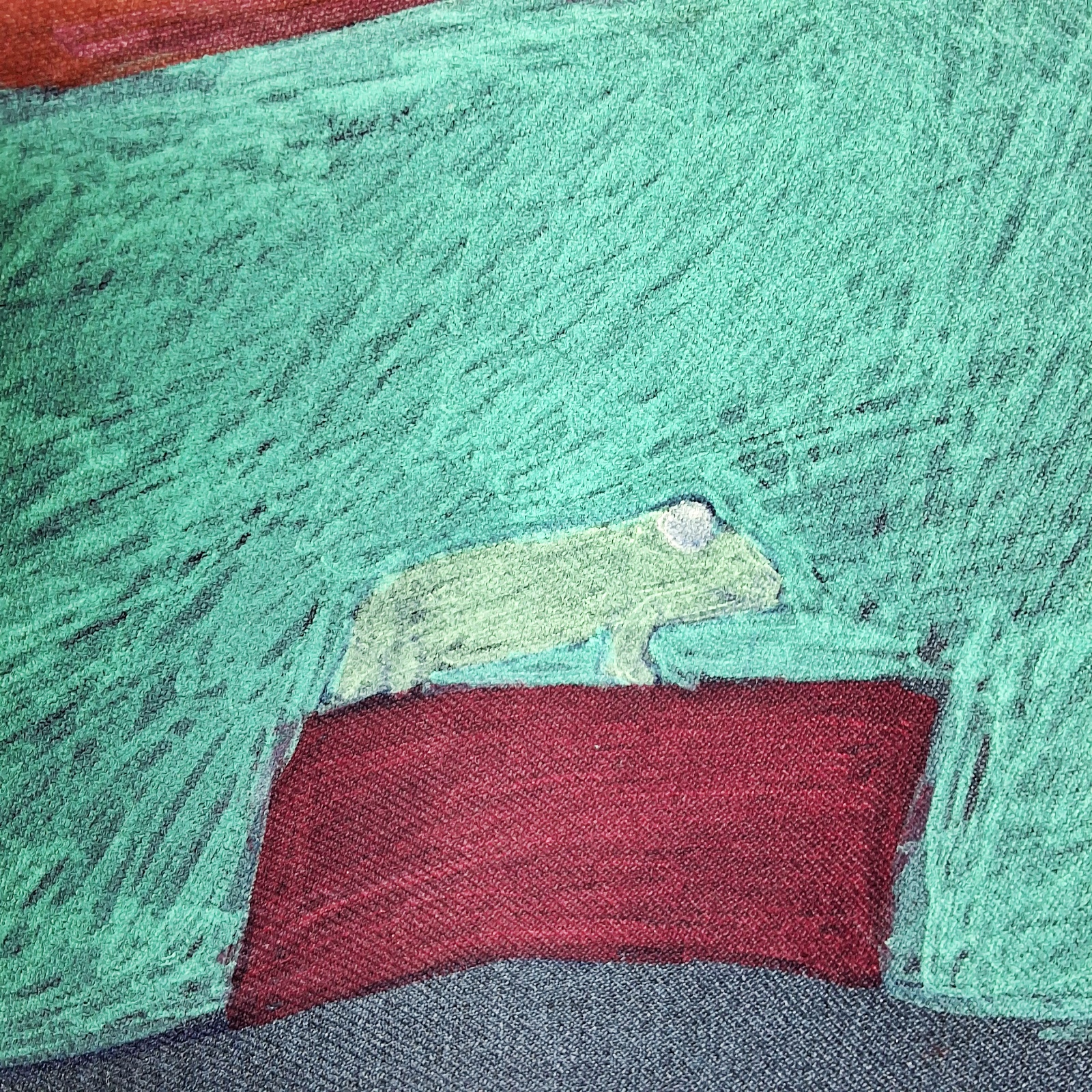Folk Artist Floretta Emma Warfel Hand Painted Textiles - Farmlife