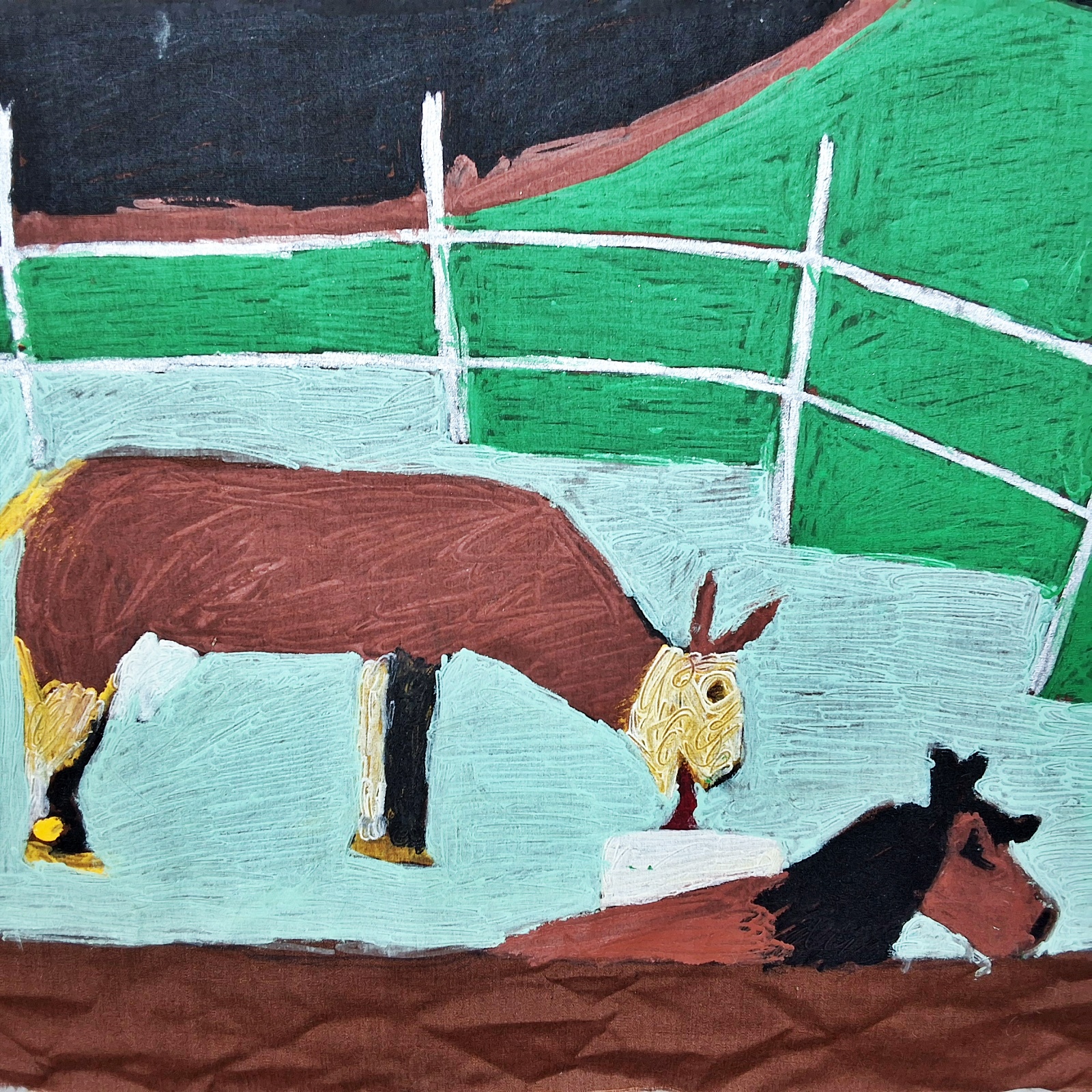 Folk Artist Floretta Emma Warfel Hand Painted Textiles - Family