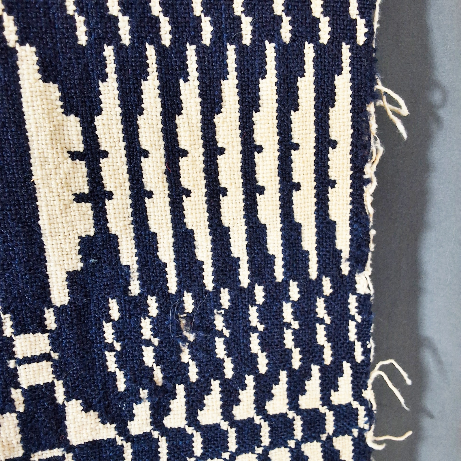Antique Blue and White Coverlet