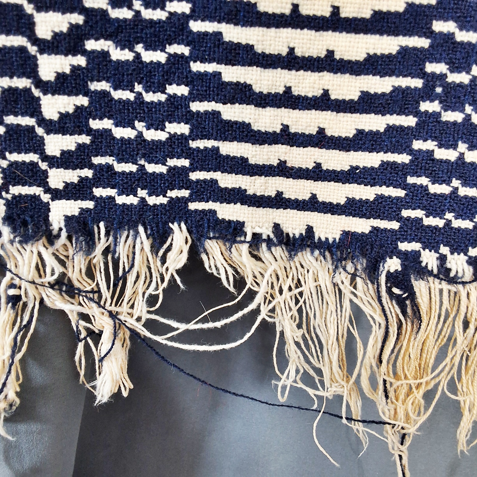 Antique Blue and White Coverlet