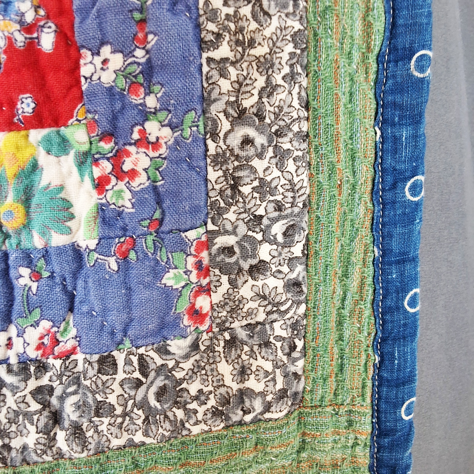 2 Vintage Log Cabin Quilts