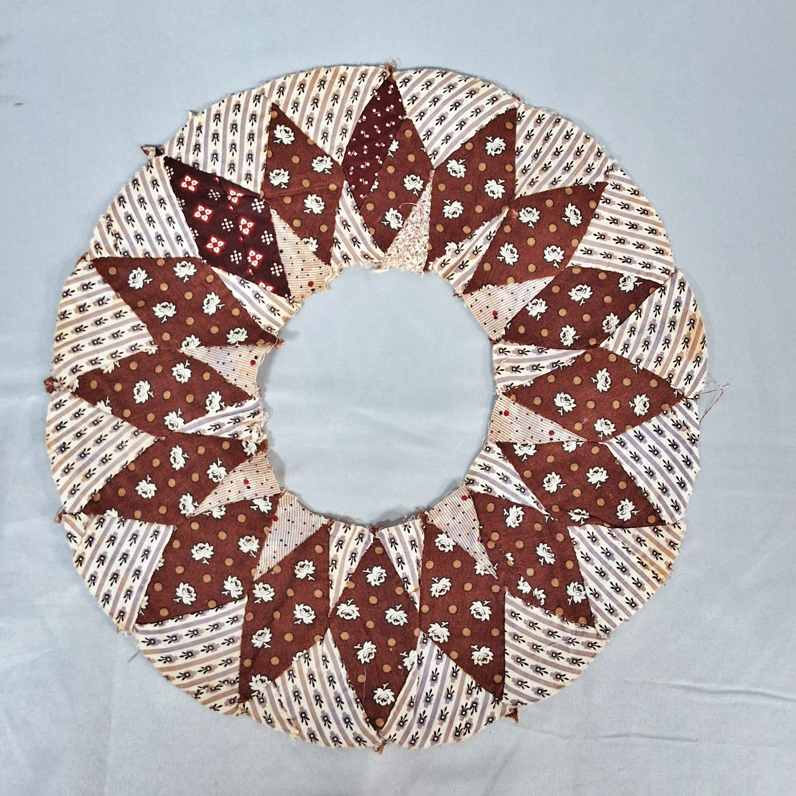 Antique Hexagon and Circle Quilt Blocks
