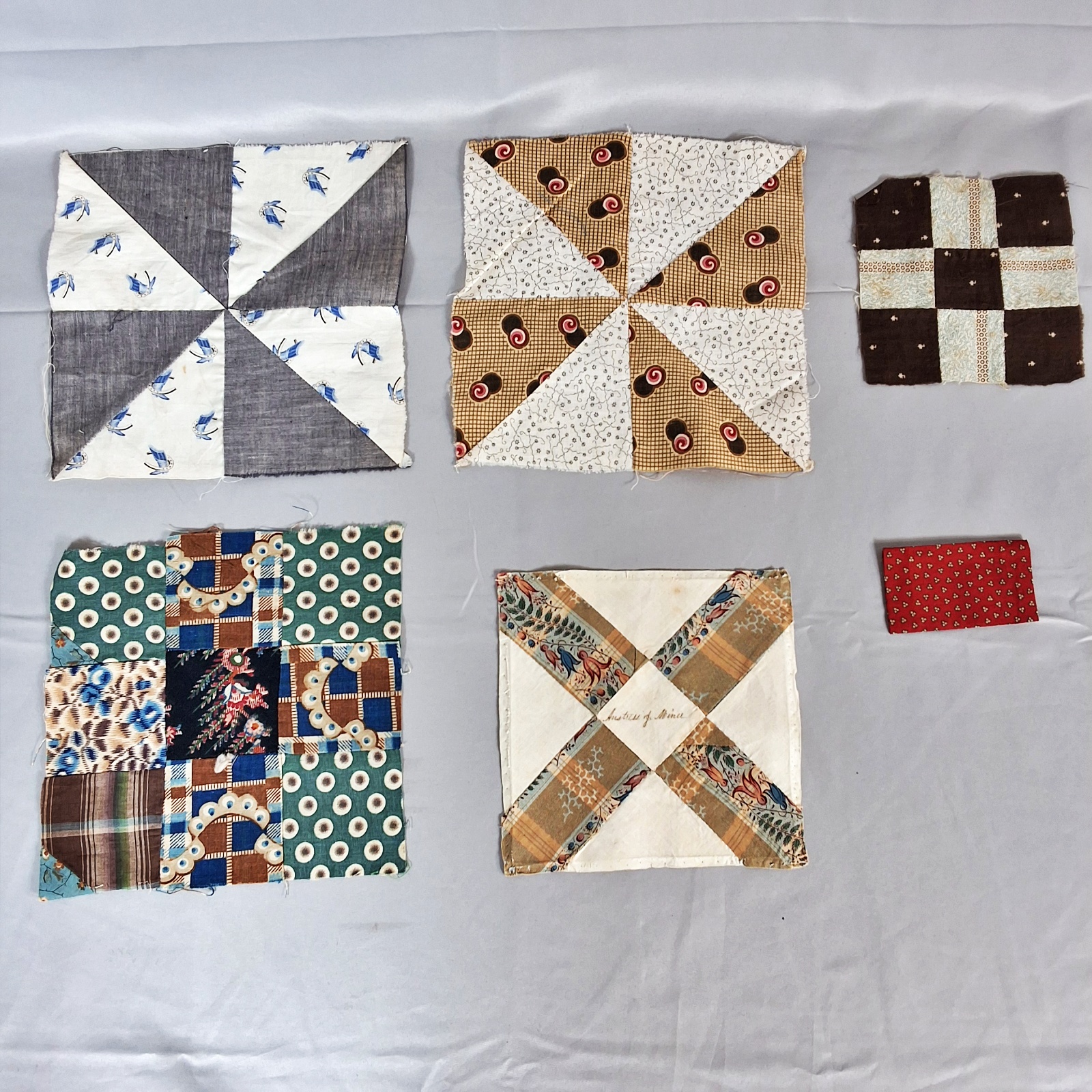 52 Antique Quilt Blocks - Various Sizes
