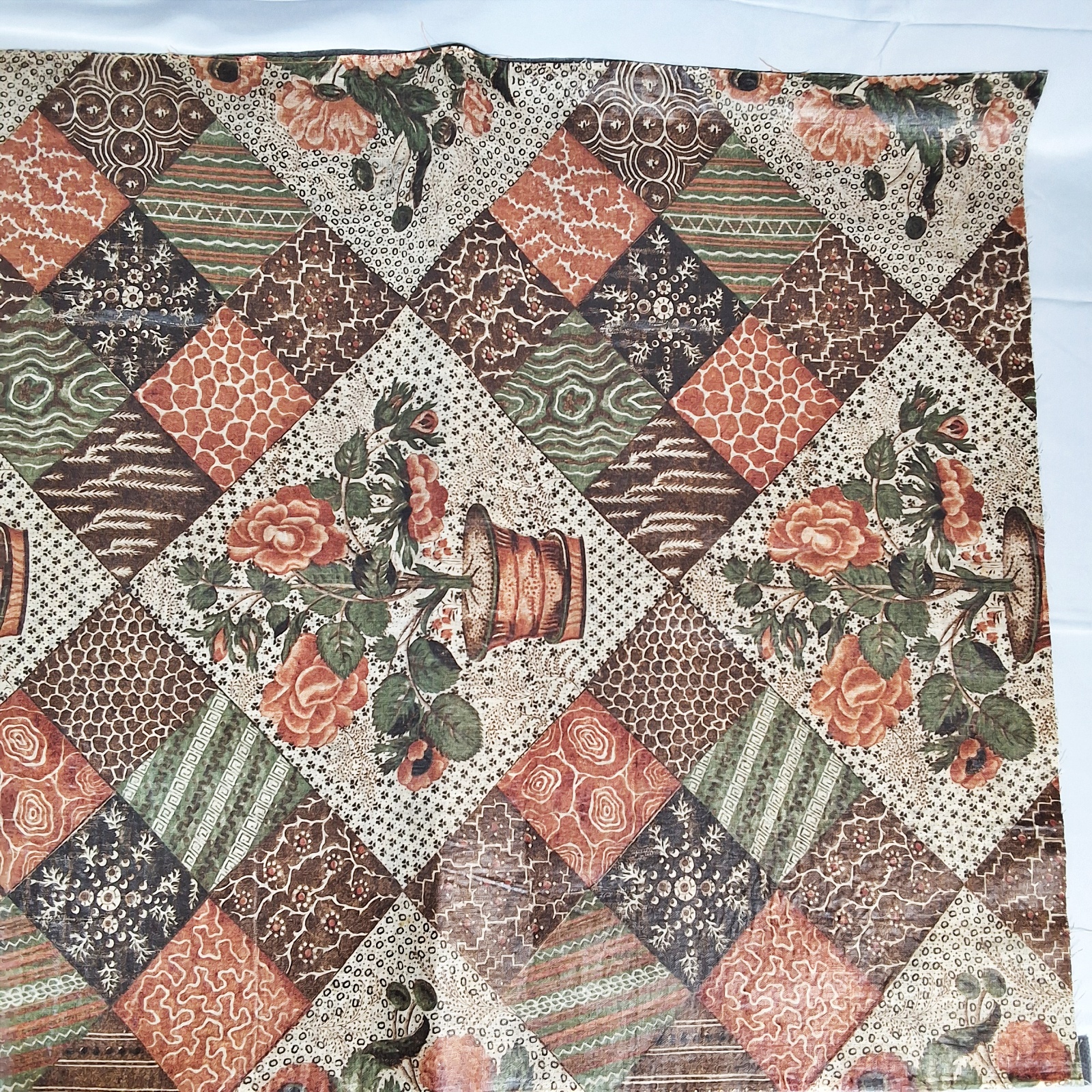 Antique 19th Century Printed Patchwork and Samples