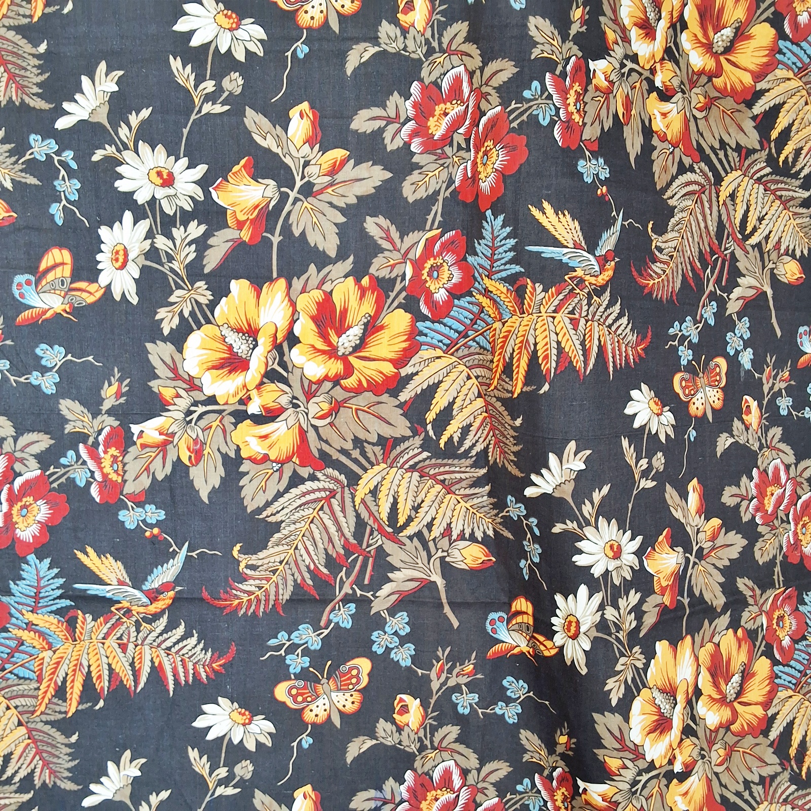 Antique Wildflower Cotton Sample