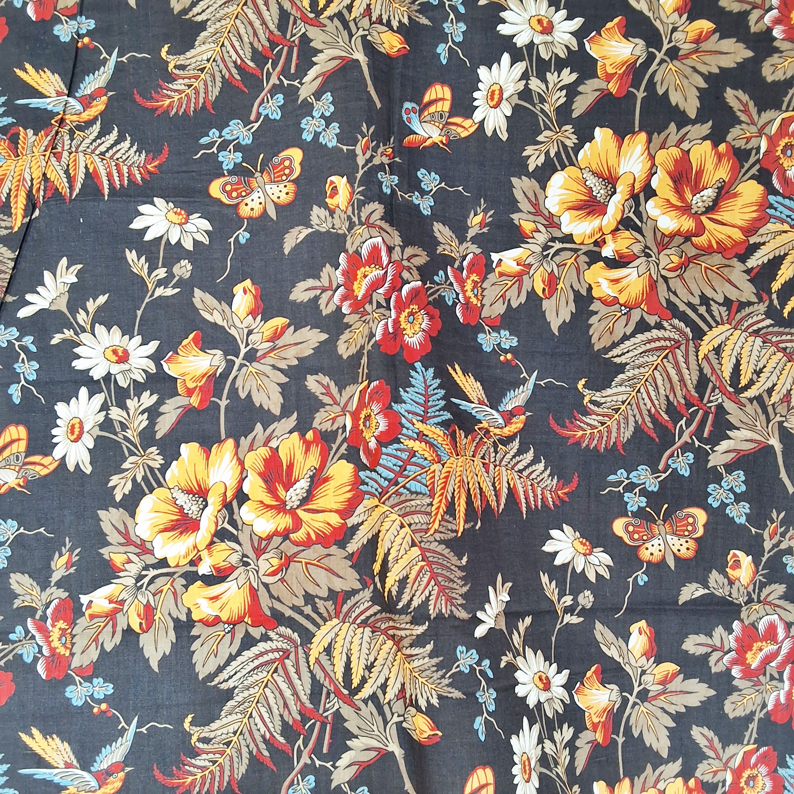 Antique Wildflower Cotton Sample