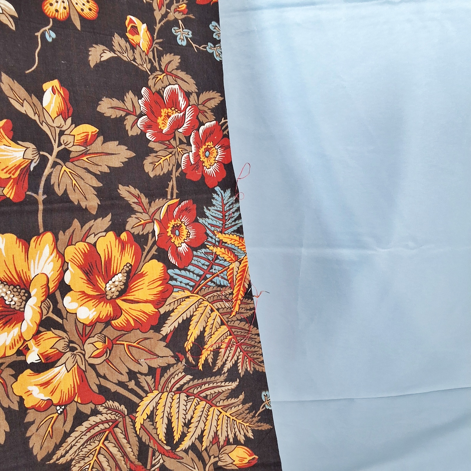 Antique Wildflower Cotton Sample