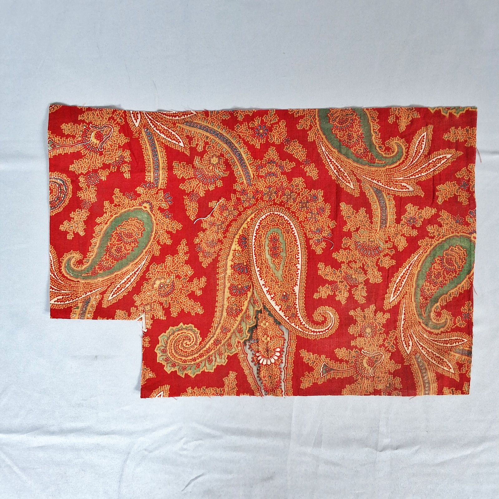 8 Antique 19th Century Fabric Samples