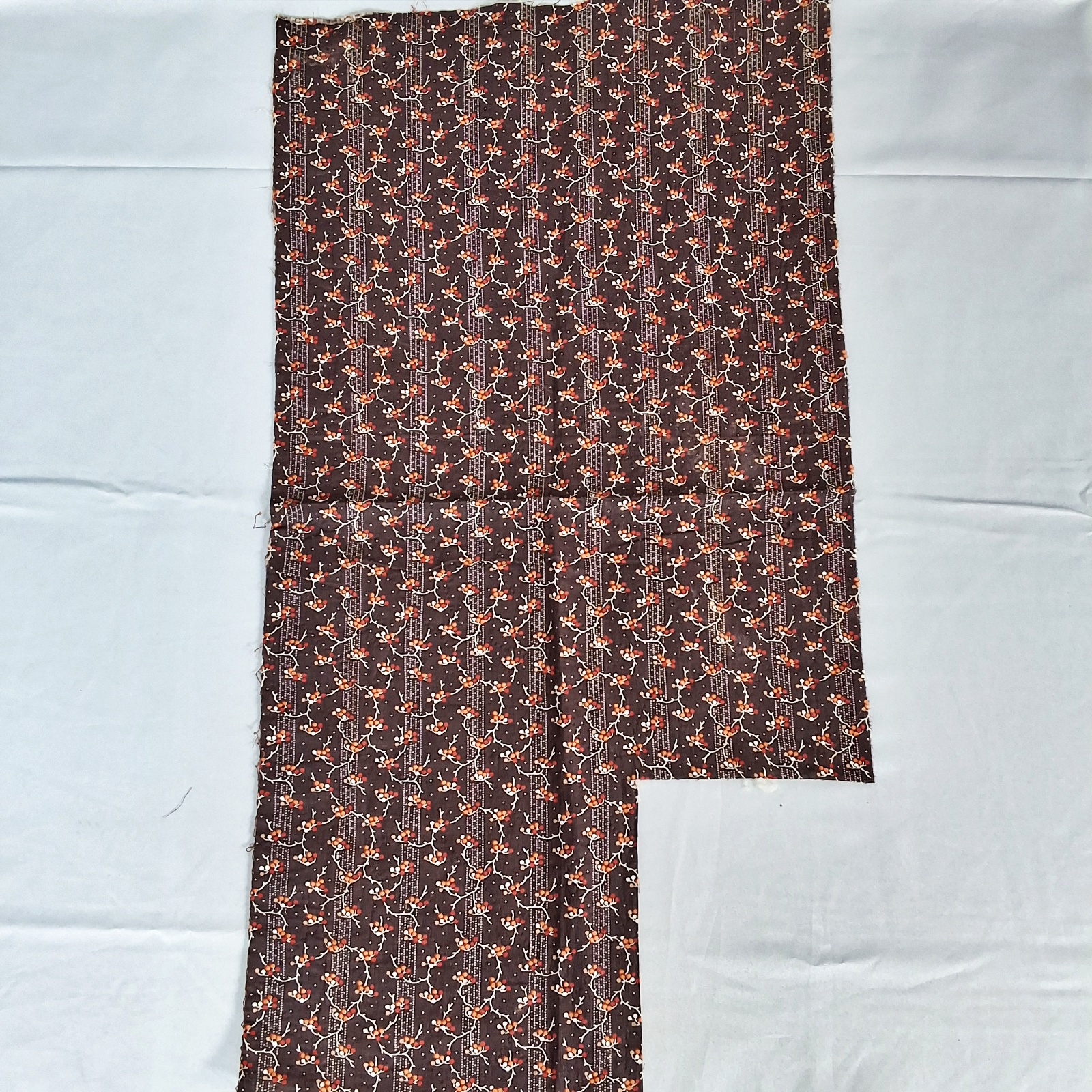 7 Antique 19th Century Fabric Samples