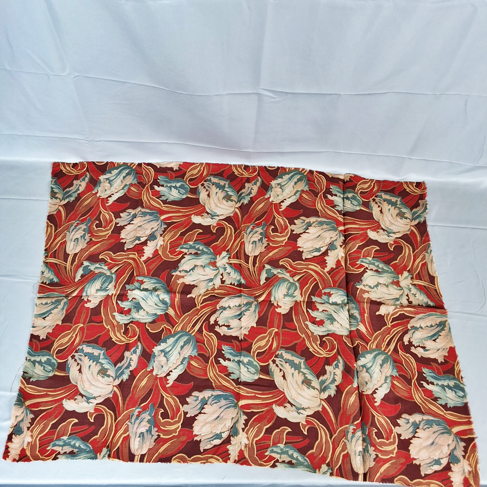 7 Antique 19th Century Fabric Samples