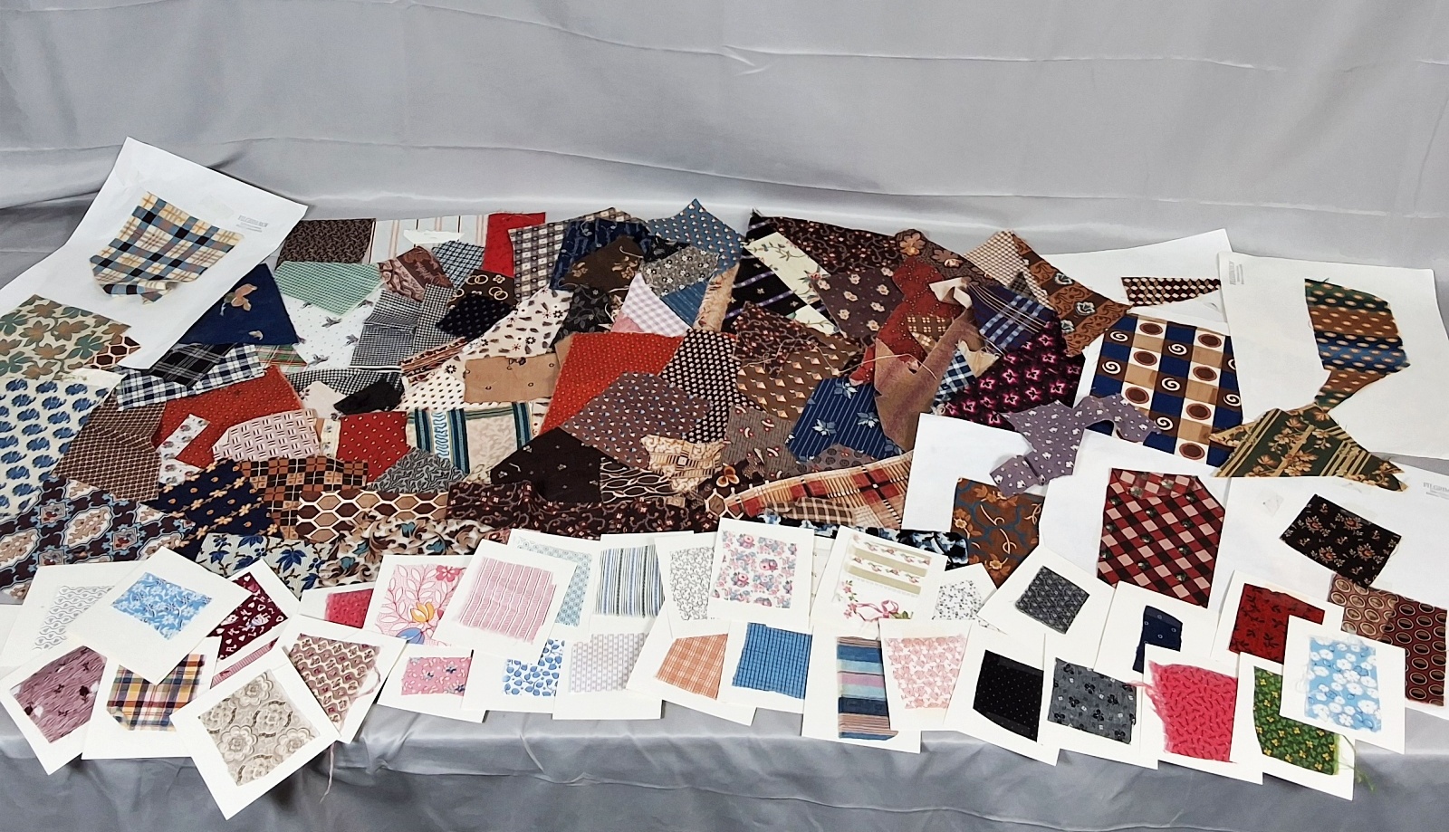 Collection of Antique Fabric Swatches
