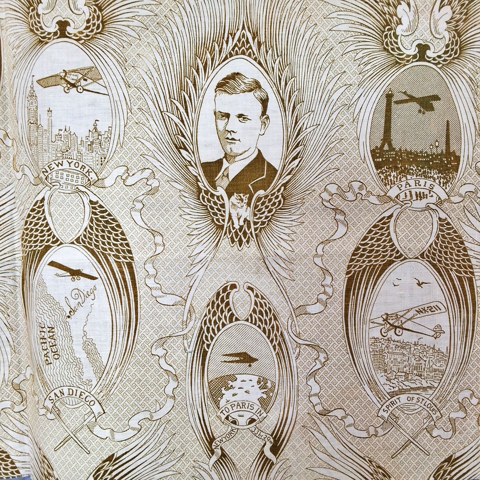 3 Antique Commemorative Textiles