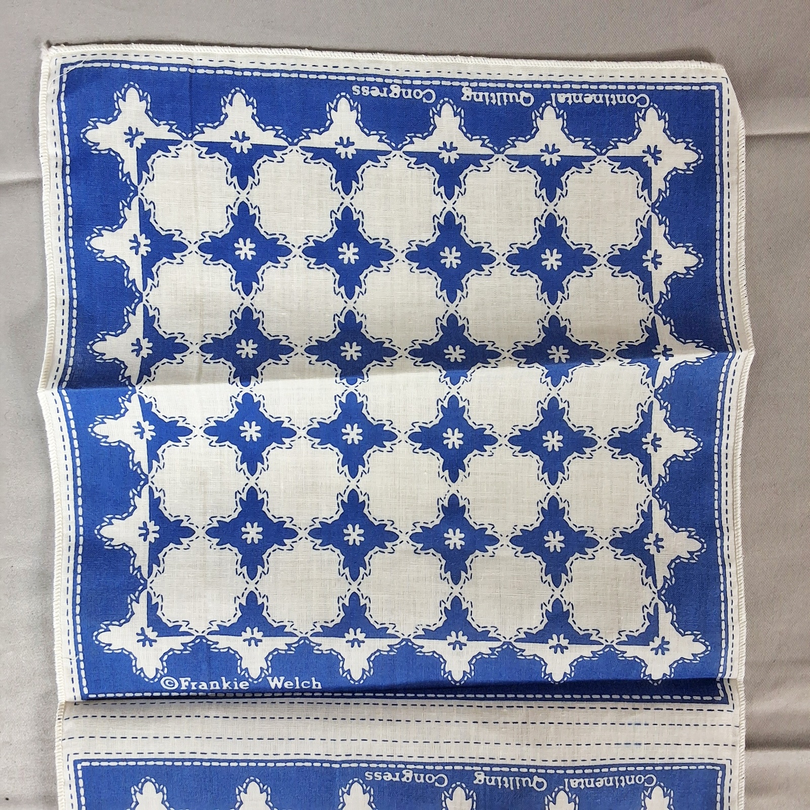 3 Vintage Conversational Scarves