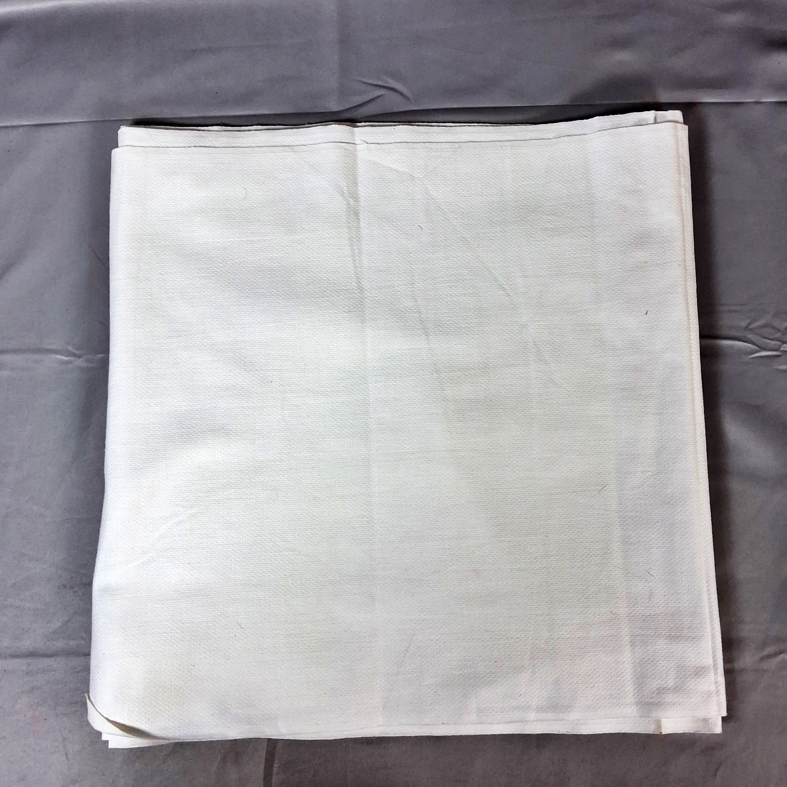 2 Vintage White Toweling Fabrics - Yardage