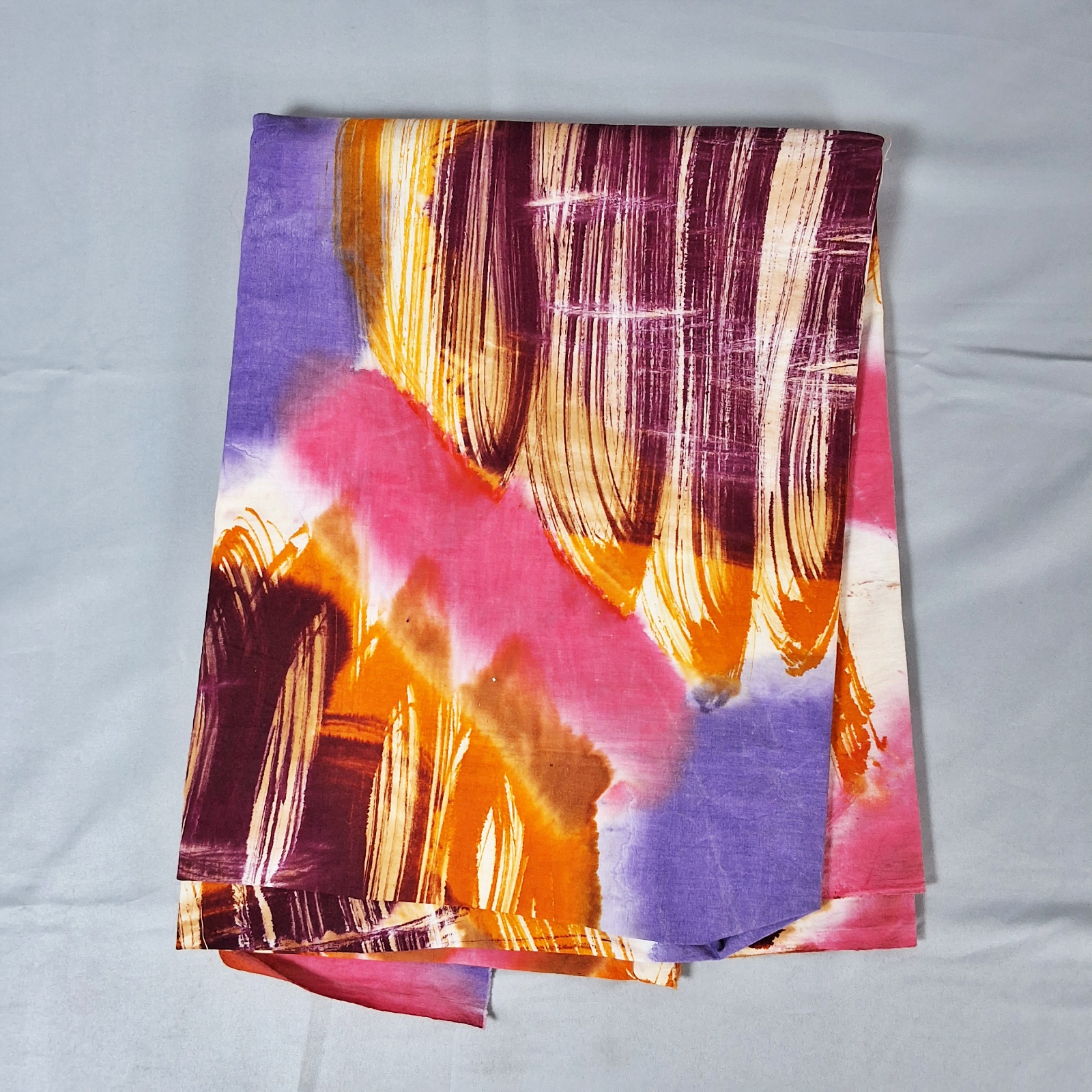3 Hand Dyed Cotton Fabrics from India - Yardage