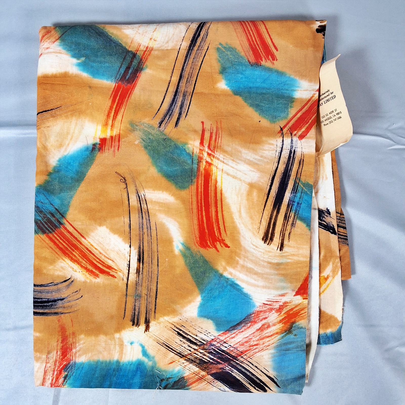 5 Hand Dyed Cotton Fabrics from India