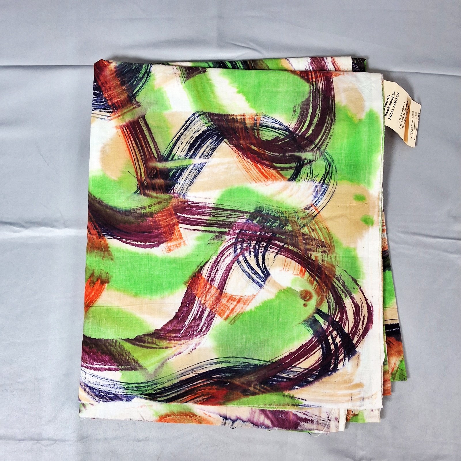 2 Hand Dyed Cotton Fabrics from India