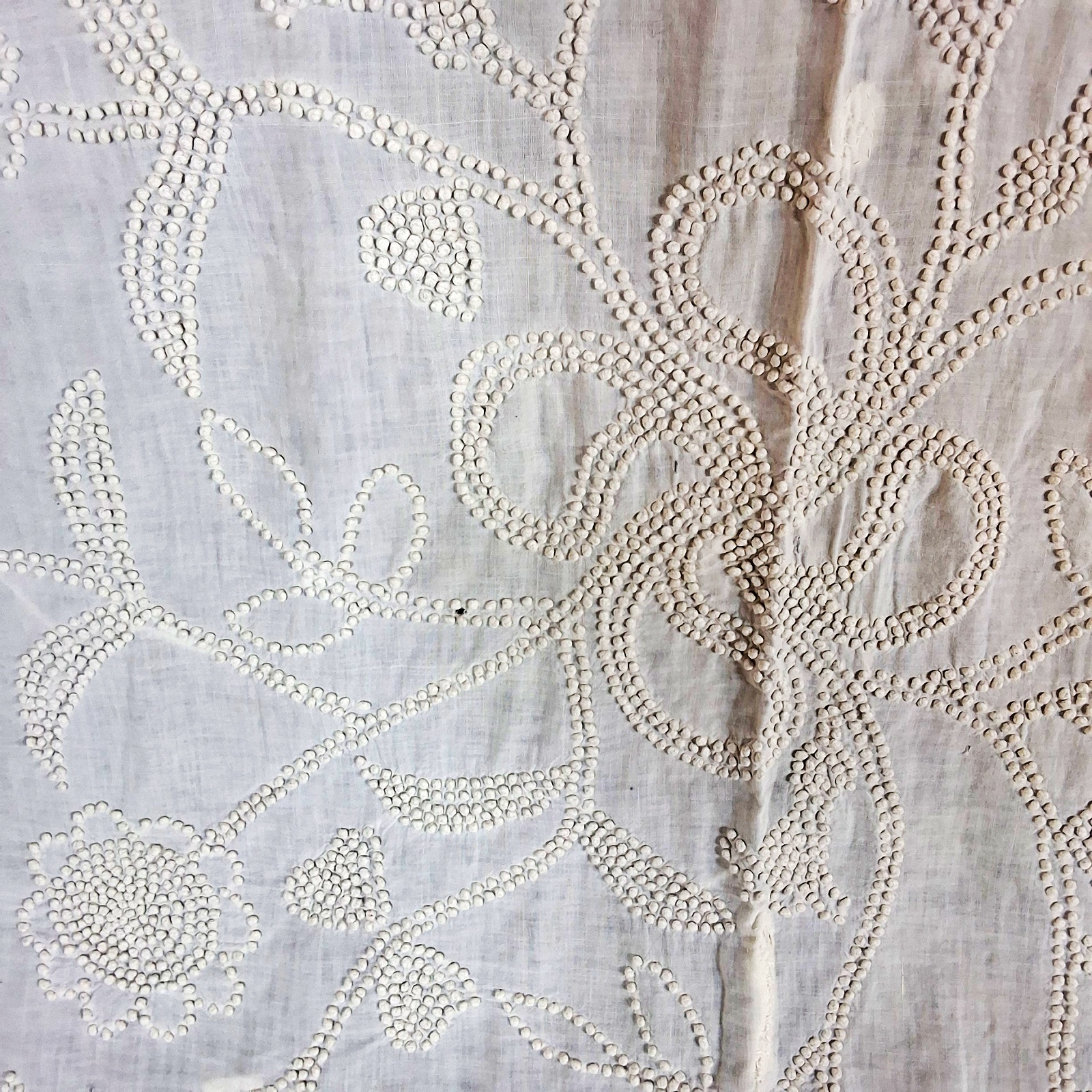 Vintage Candlewick Bedspread and Pillow Cover
