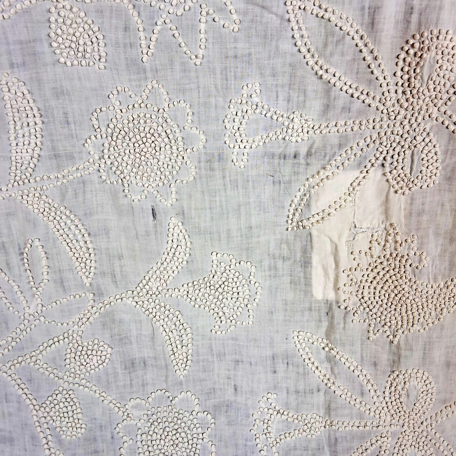 Vintage Candlewick Bedspread and Pillow Cover