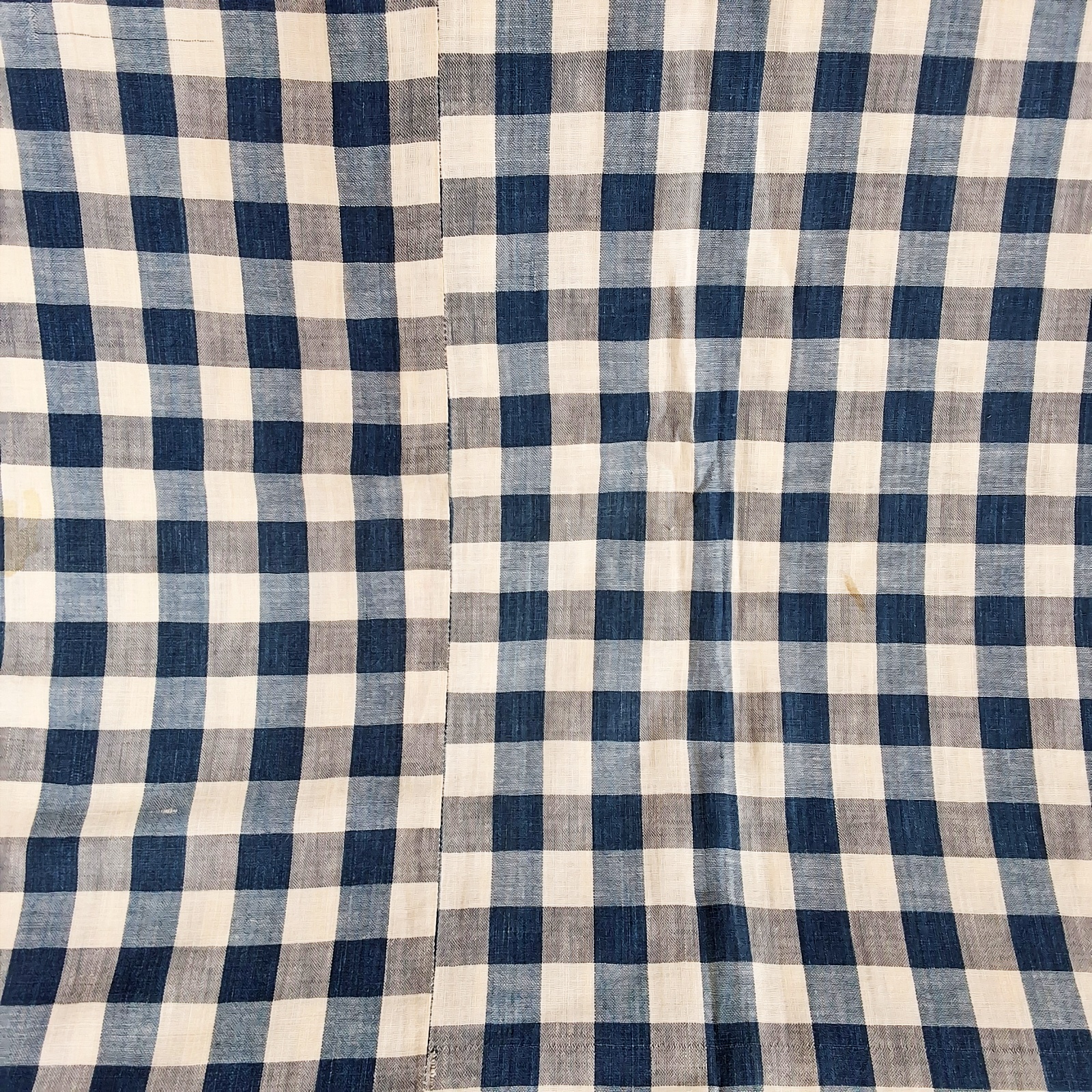 2 Vintage Plaid Tick Duvets