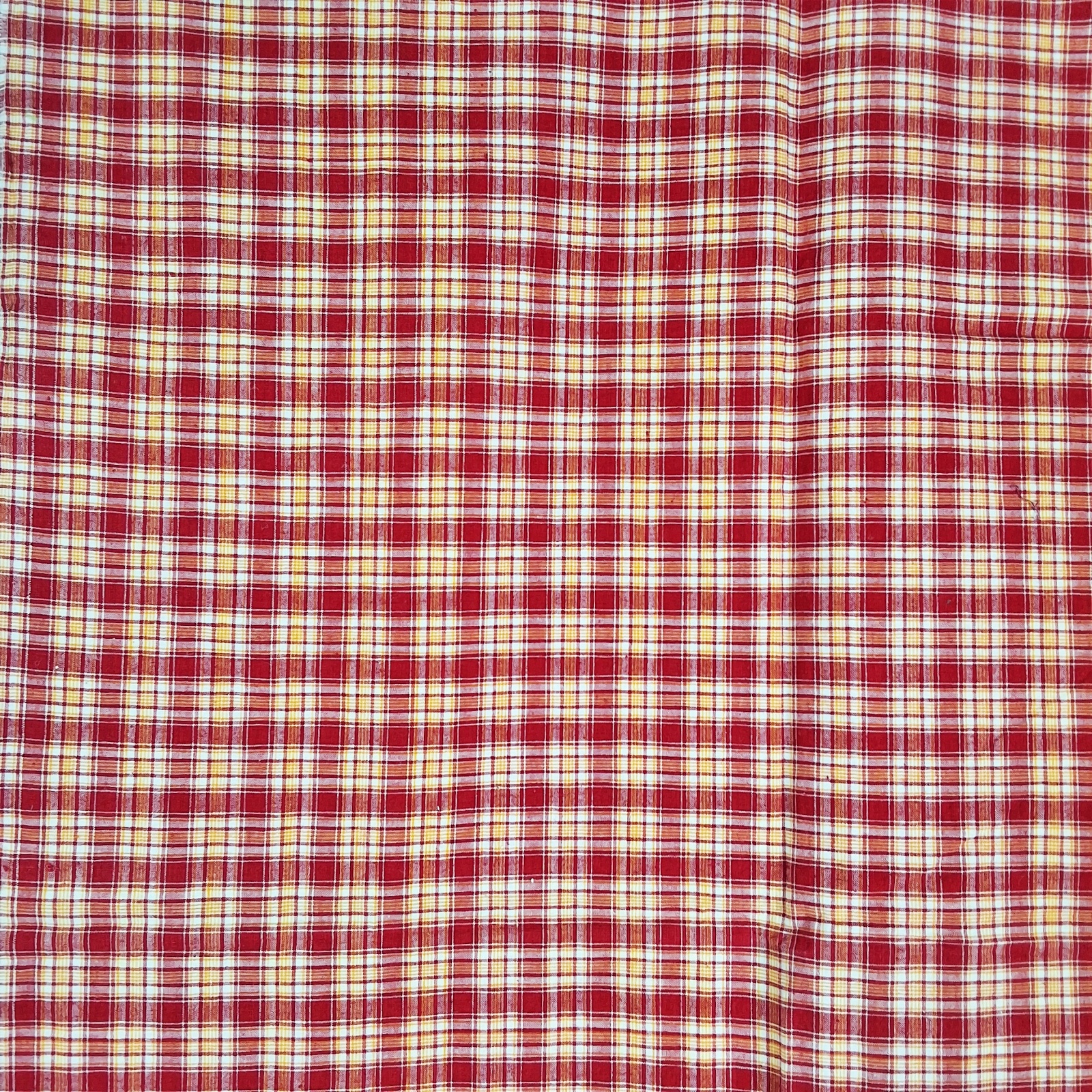2 Large Vintage Plaid Pillowcases