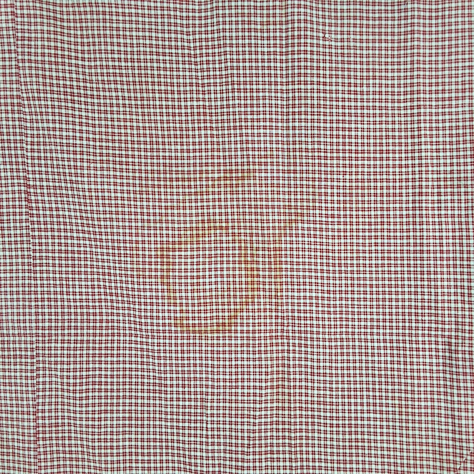 3 Vintage Red Tick Duvets