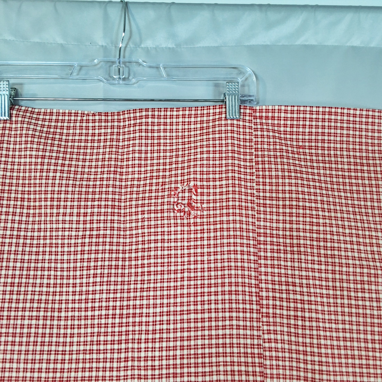 3 Vintage Red Tick Duvets