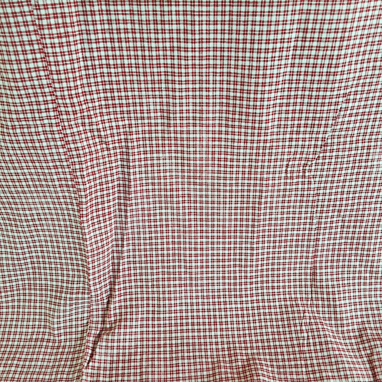 3 Vintage Red Tick Duvets