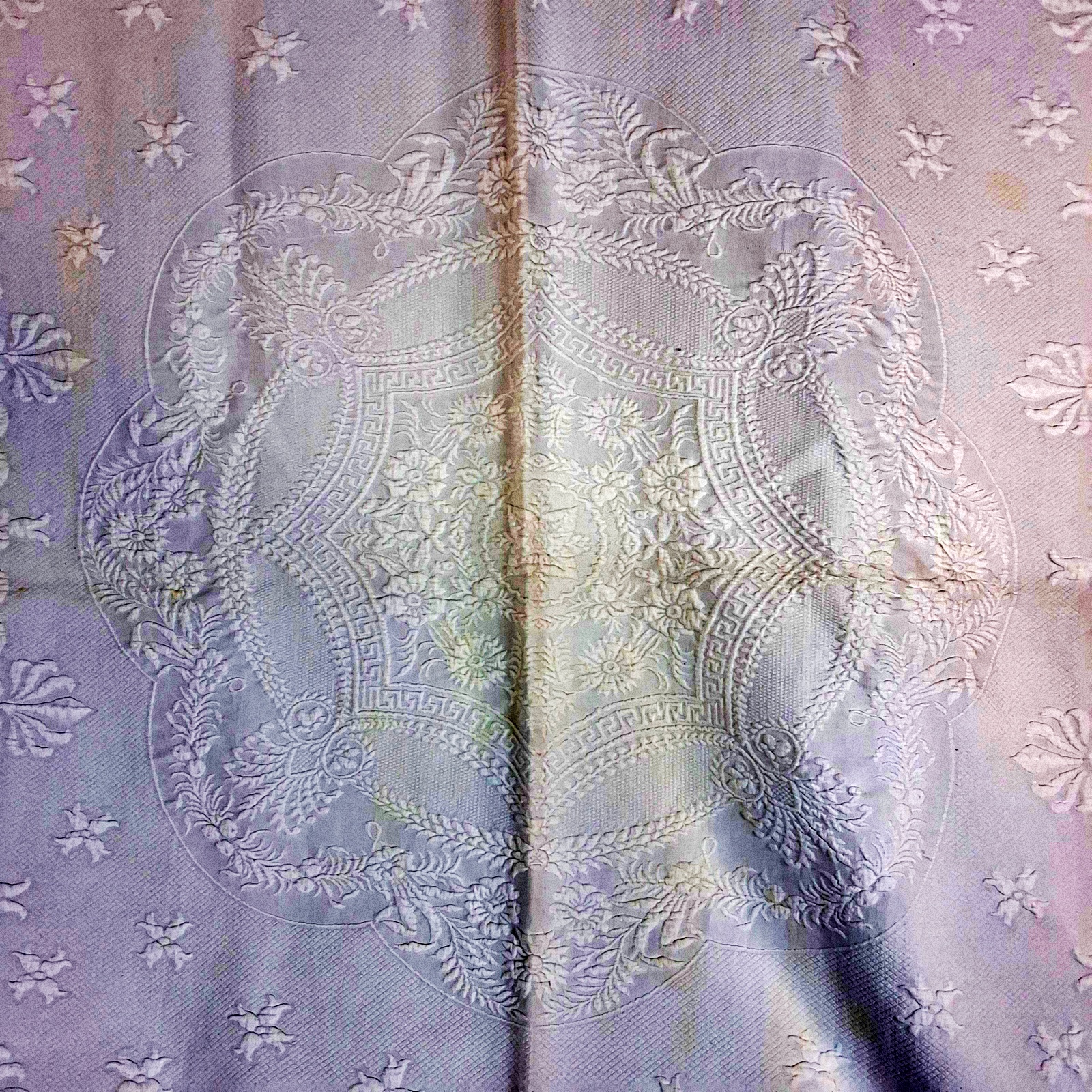 2 Vintage White Marseilles Coverlets
