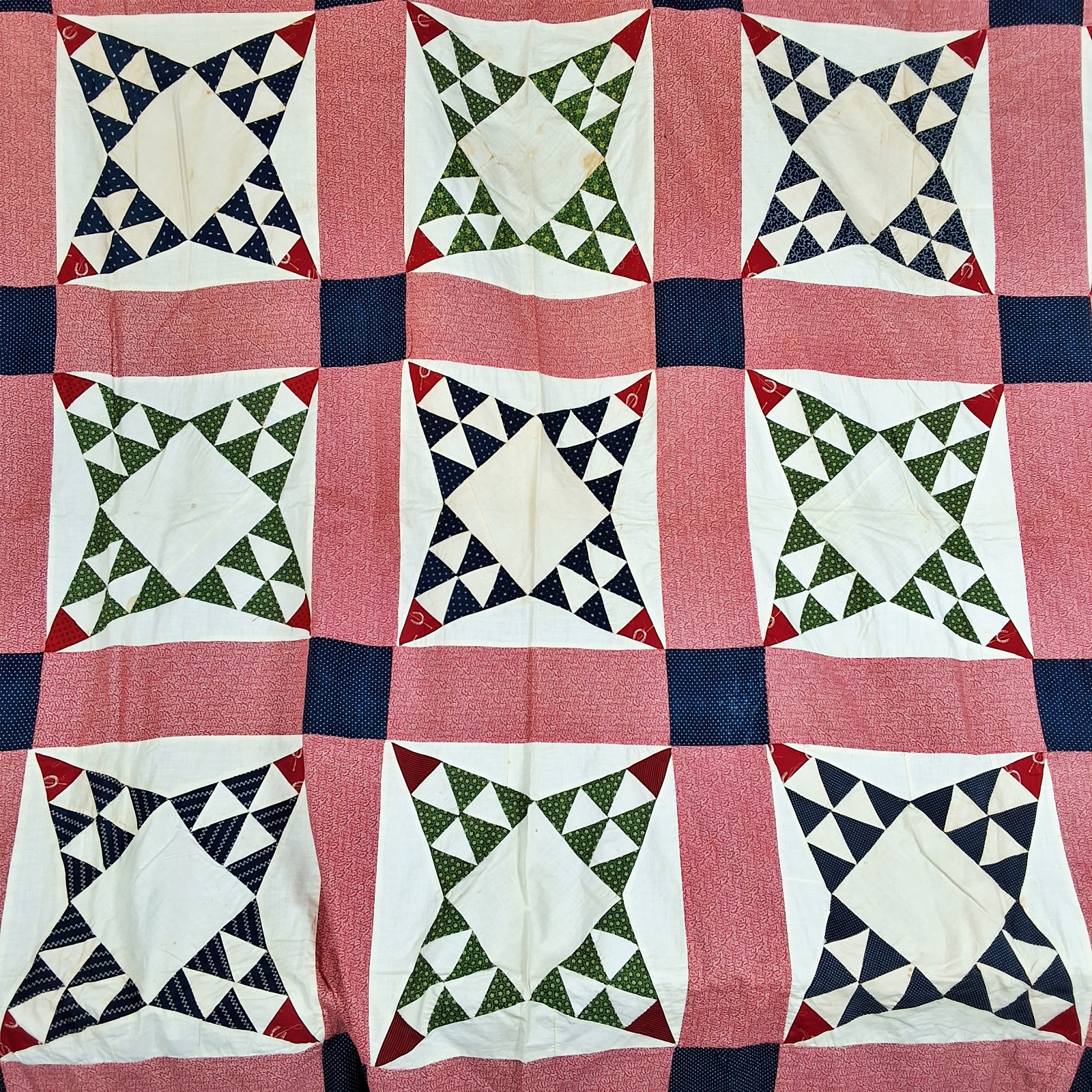 Antique 1890s Lost Children Quilt Top