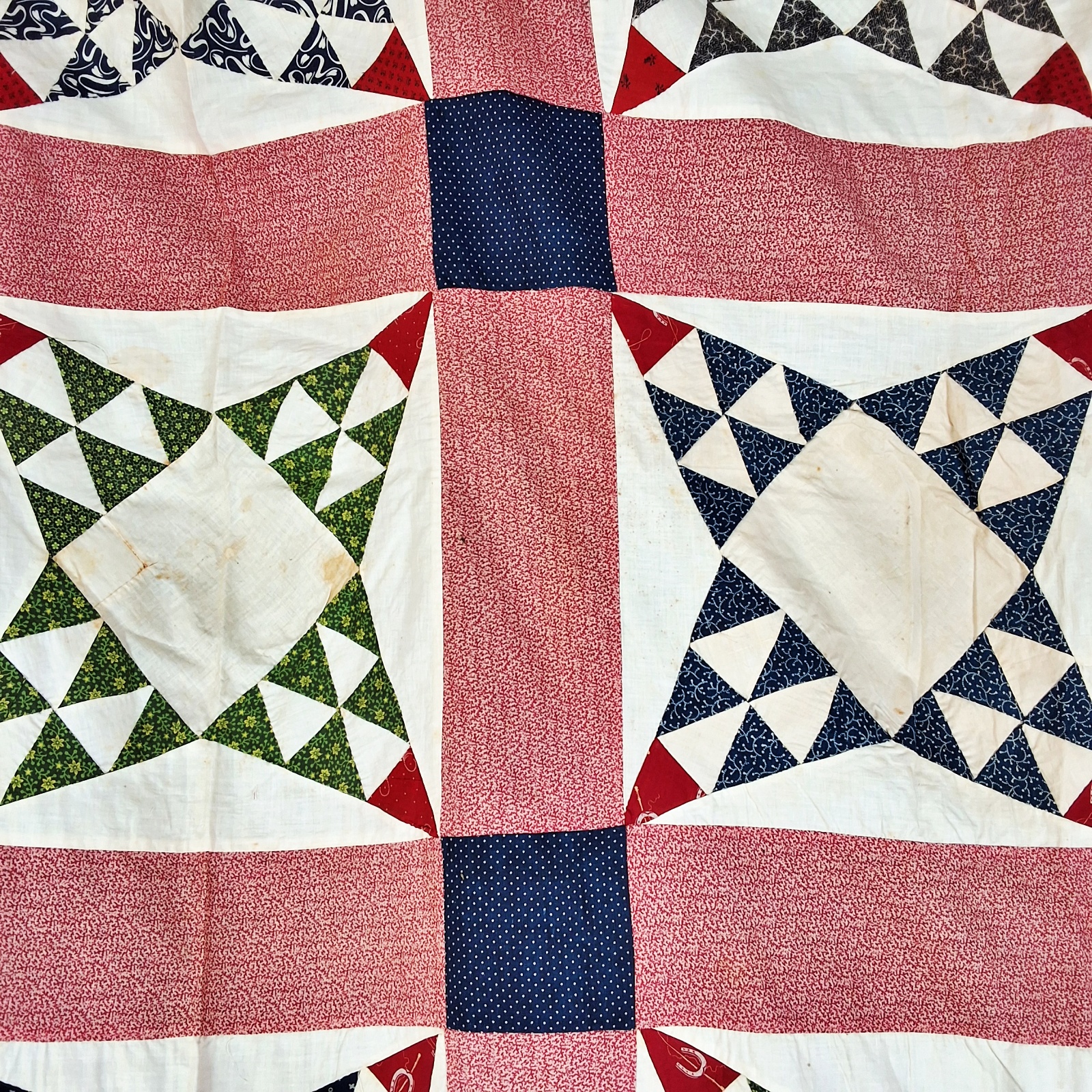 Antique 1890s Lost Children Quilt Top