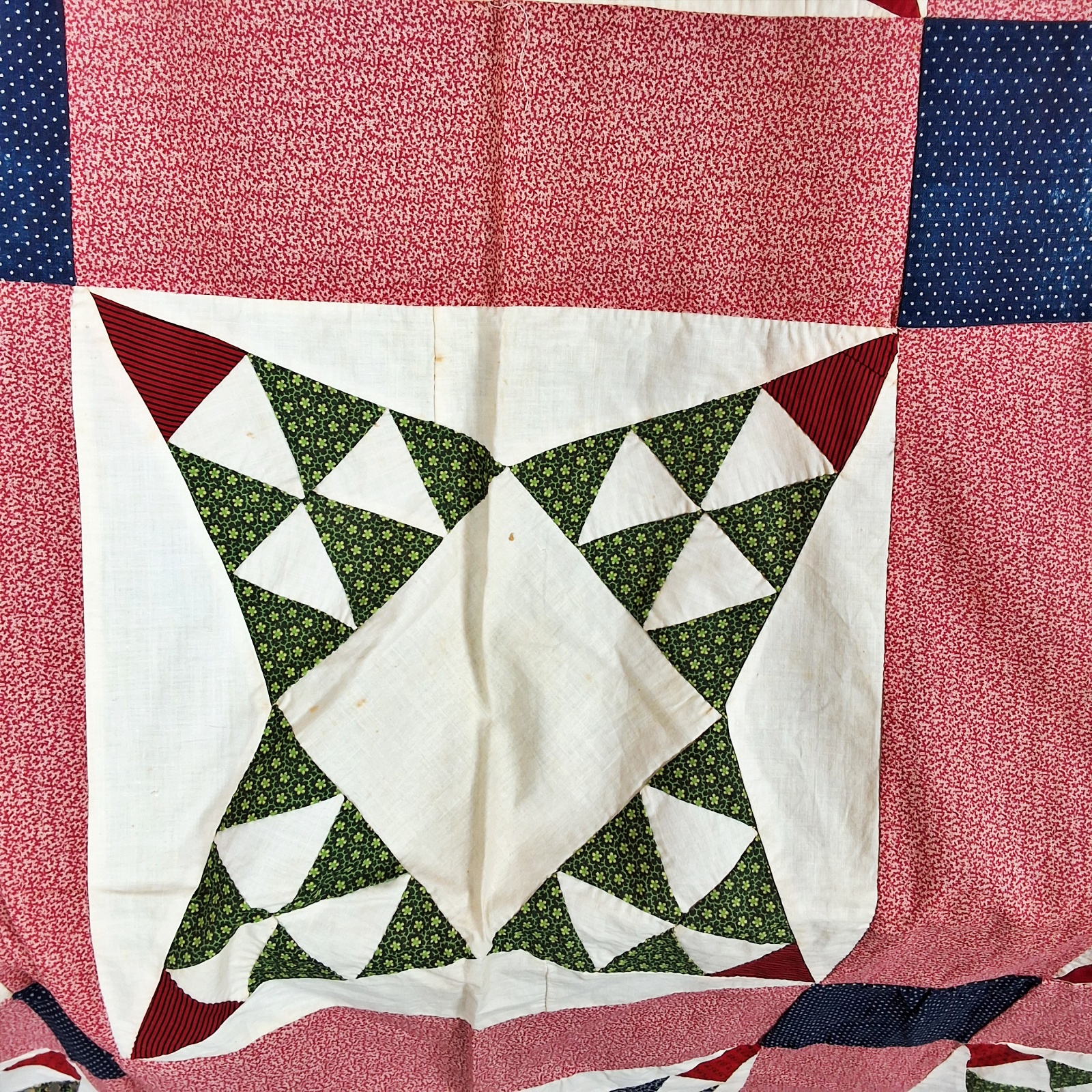Antique 1890s Lost Children Quilt Top