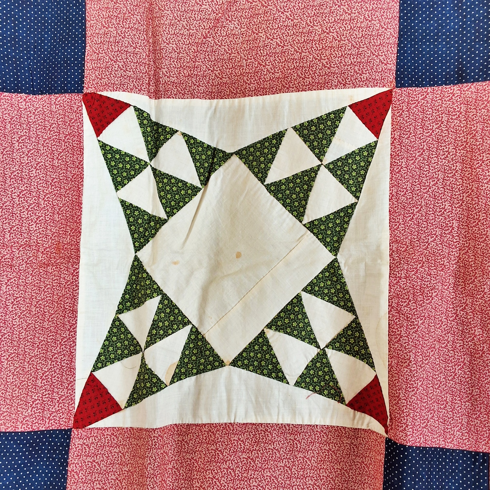 Antique 1890s Lost Children Quilt Top