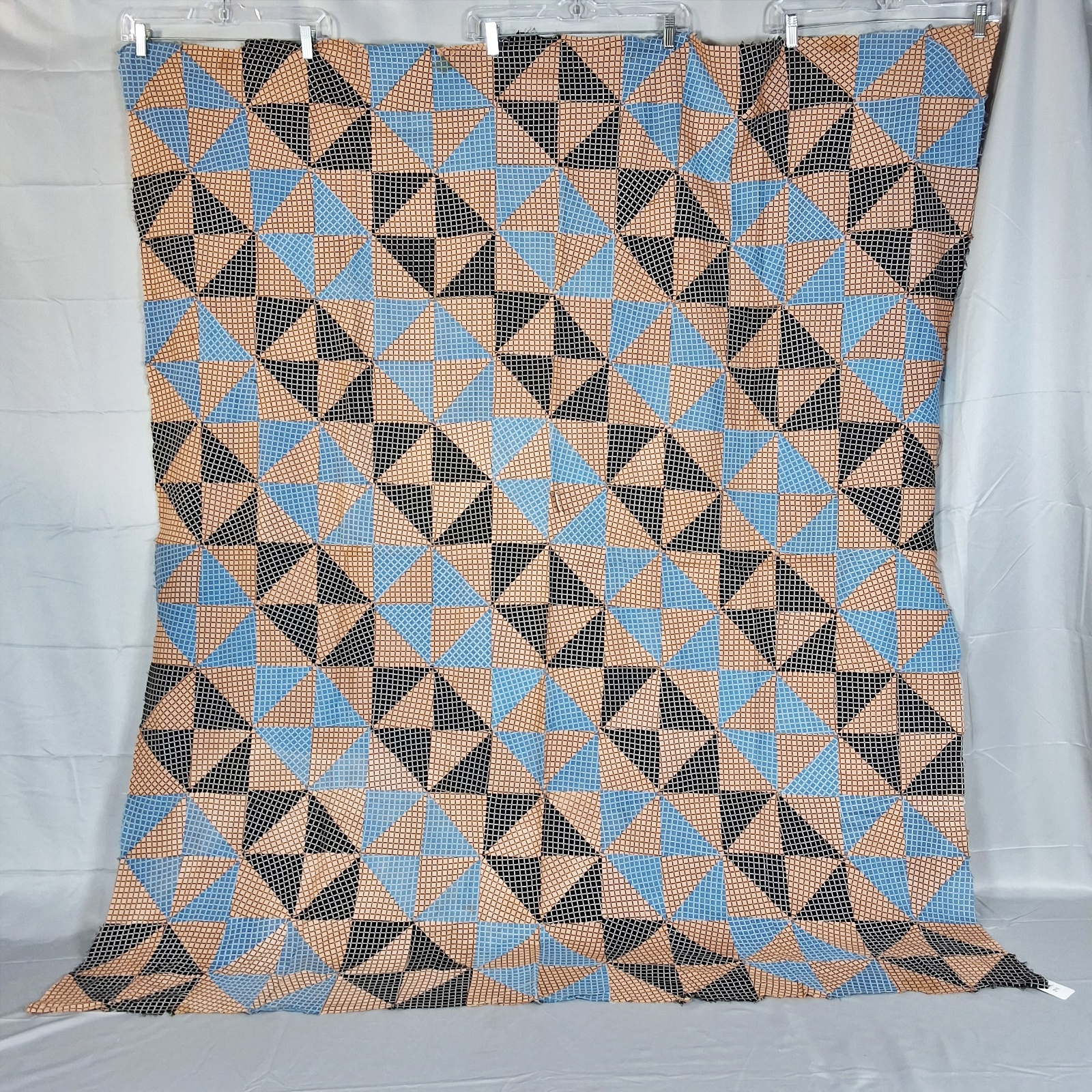 Vintage 1950s Cracker Box Quilt Top