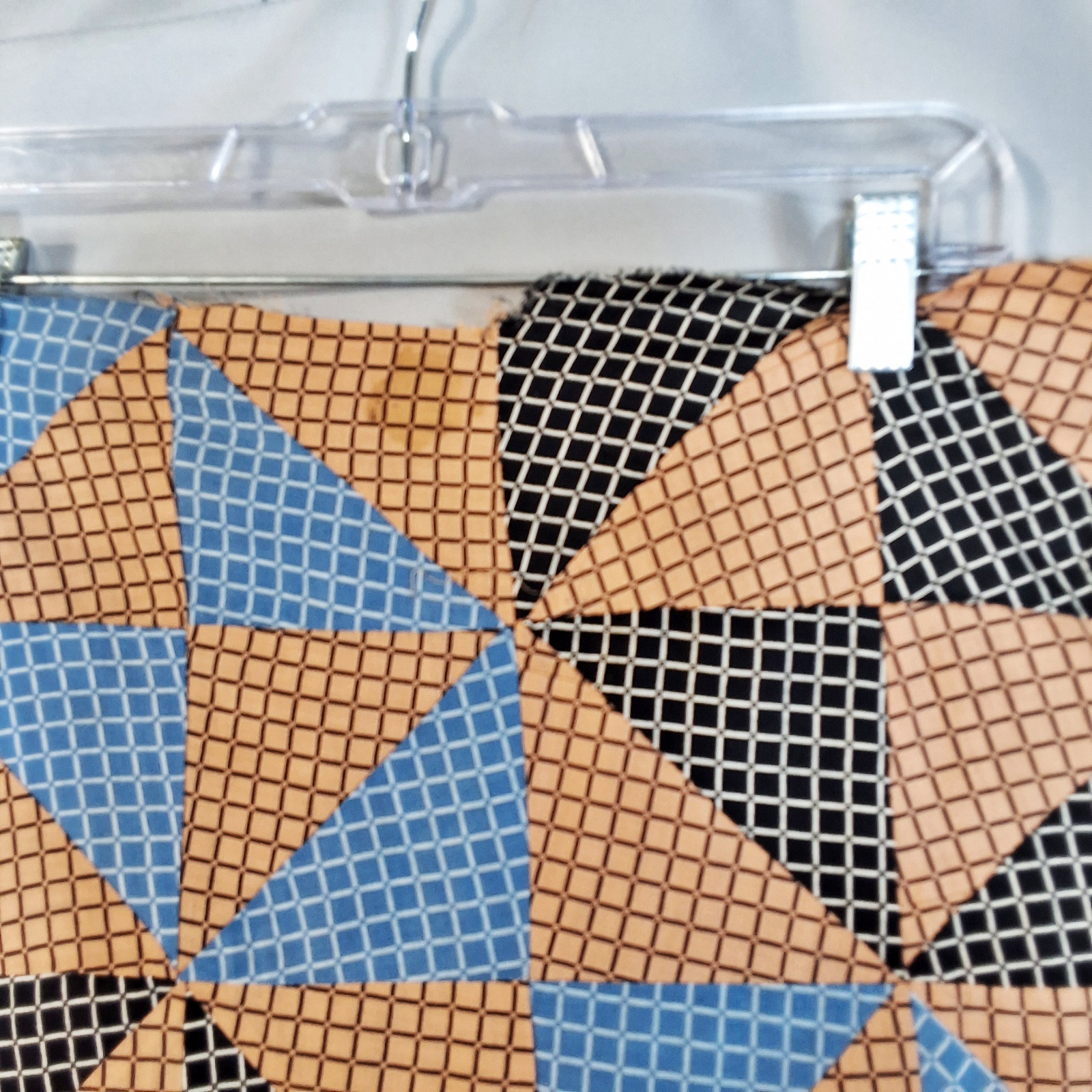 Vintage 1950s Cracker Box Quilt Top