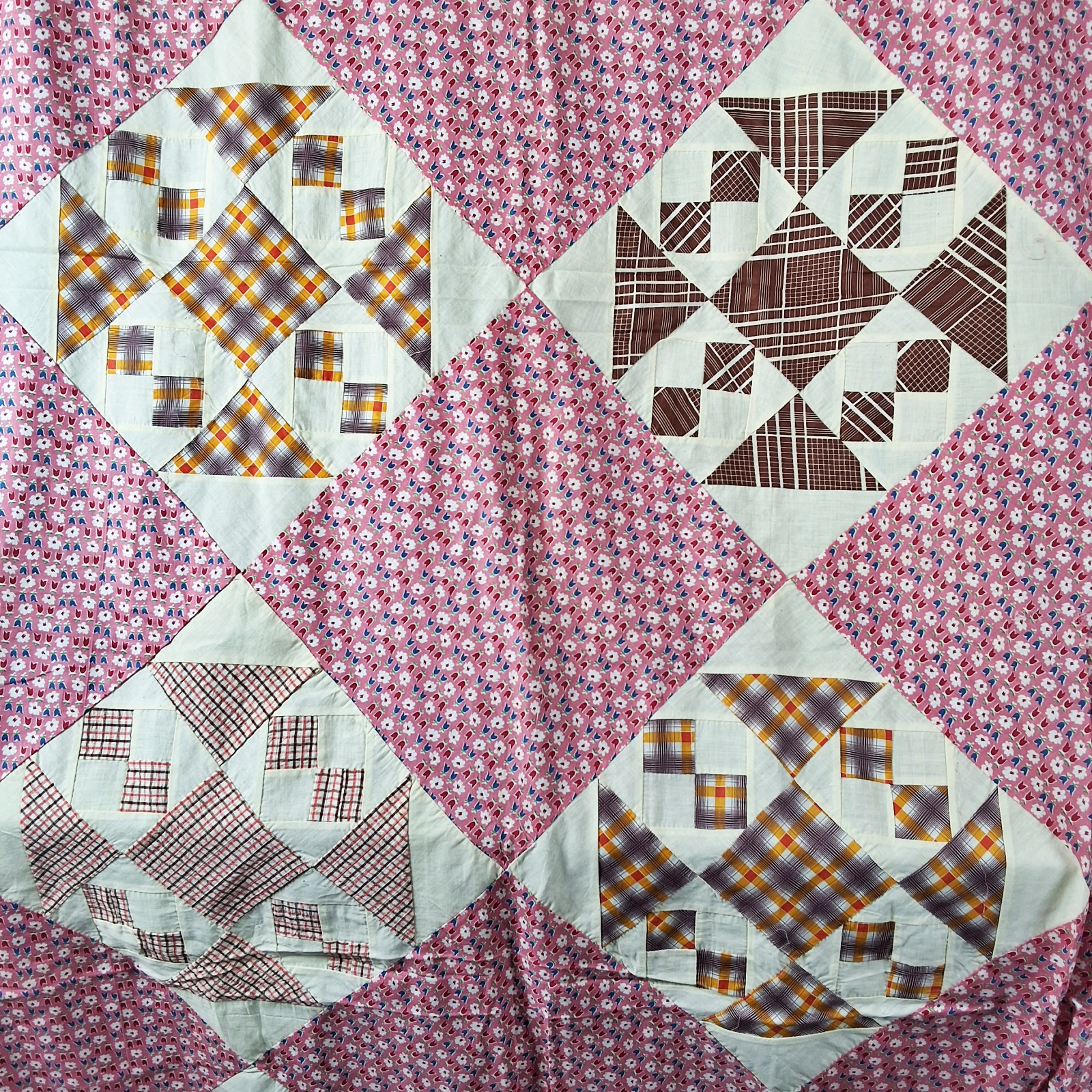 Vintage c1940 Aunt Vina's Favorite Quilt Top