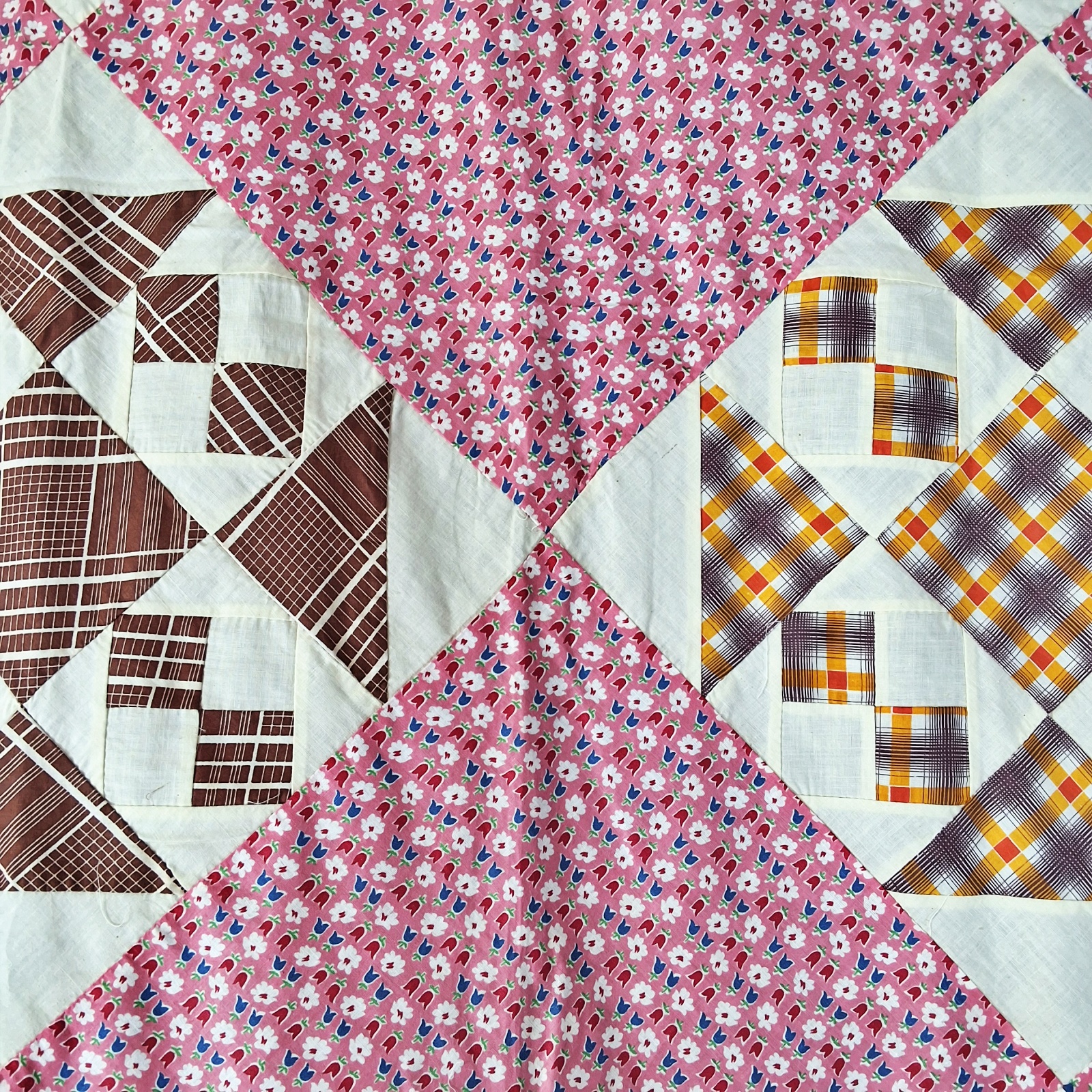 Vintage c1940 Aunt Vina's Favorite Quilt Top