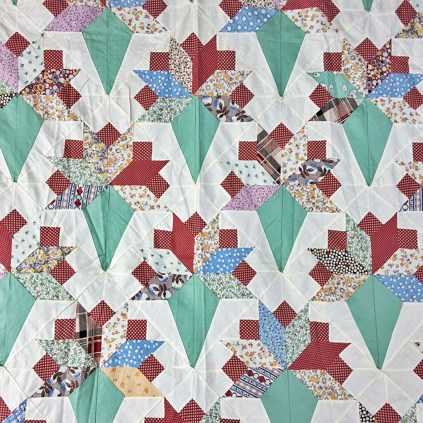 Vintage c1940 Nosegay Quilt Top