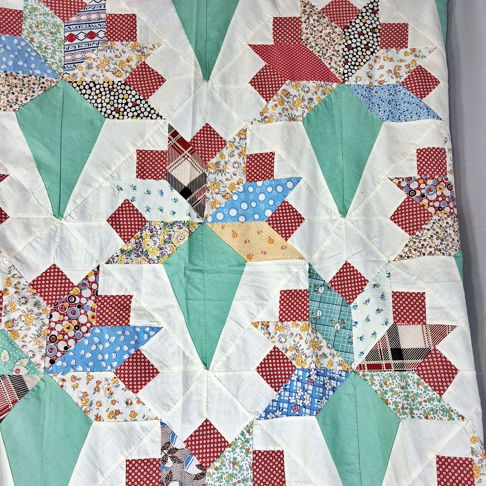 Vintage c1940 Nosegay Quilt Top