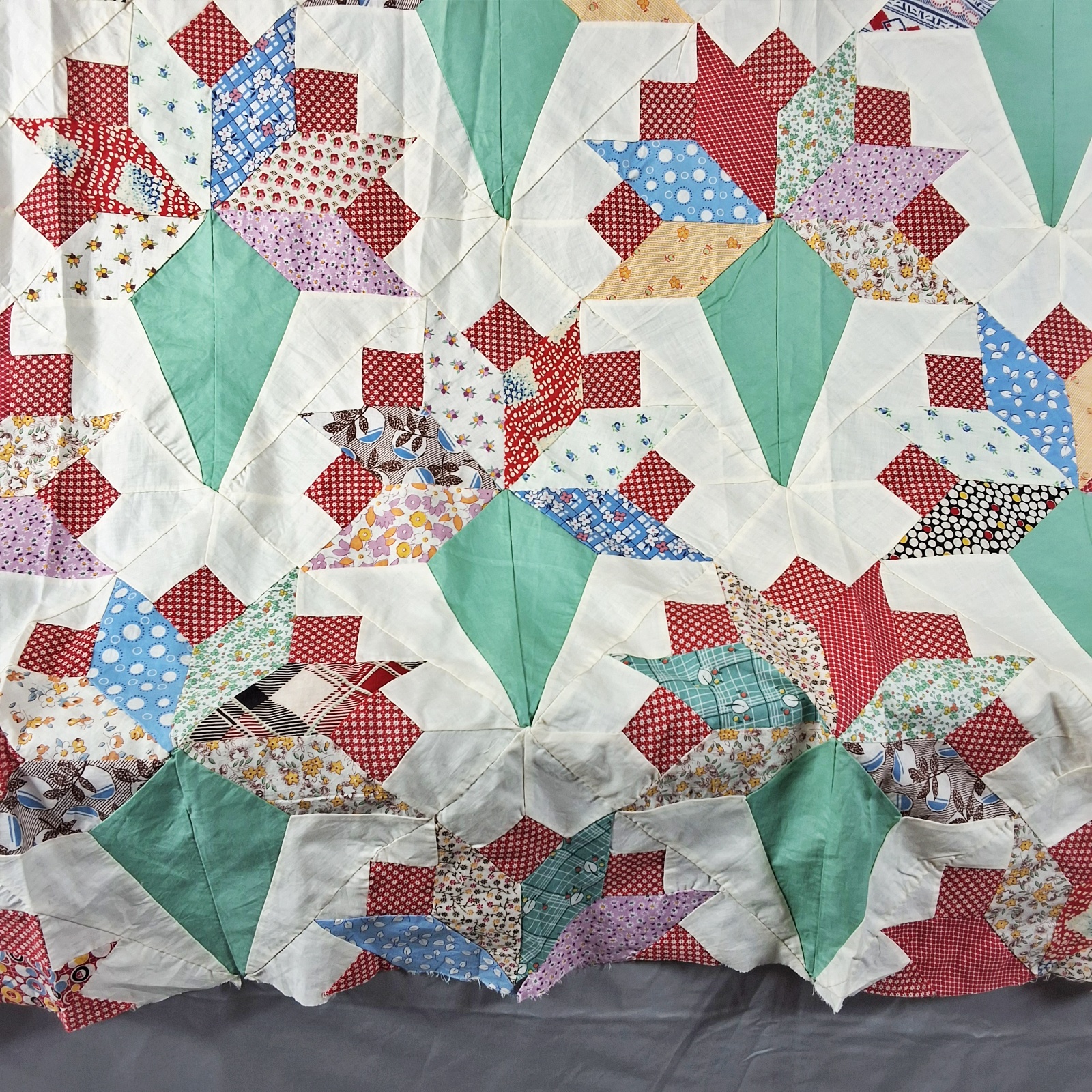 Vintage c1940 Nosegay Quilt Top